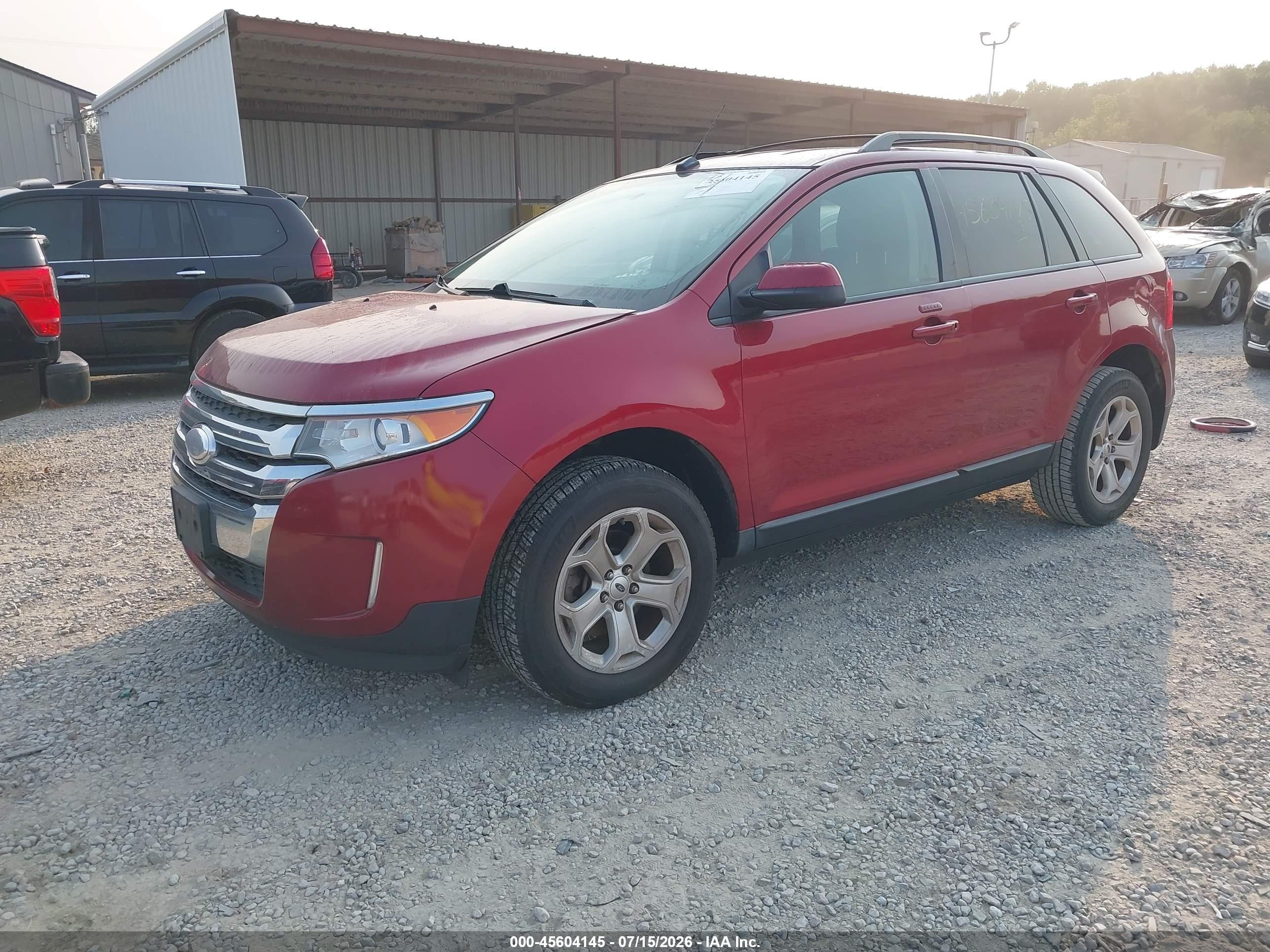 2014 Ford Edge Sel Темно-бордовый vin: 2FMDK3JC5EBA16119