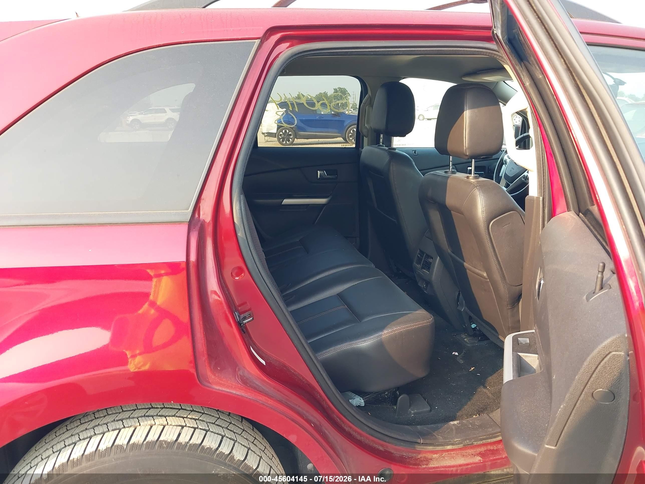 2014 Ford Edge Sel Темно-бордовый vin: 2FMDK3JC5EBA16119