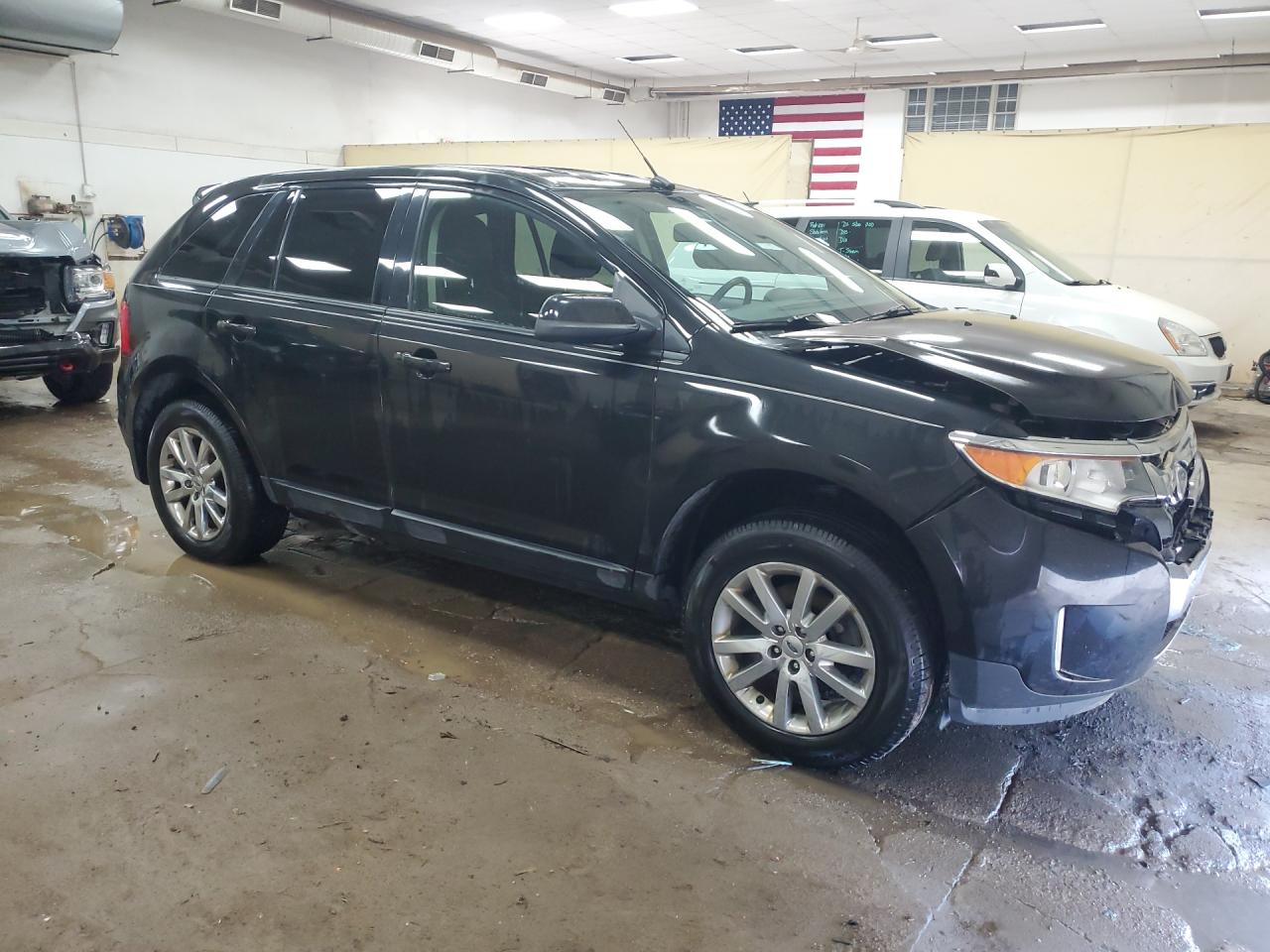 2014 Ford Edge Sel Black vin: 2FMDK3JC5EBA89751
