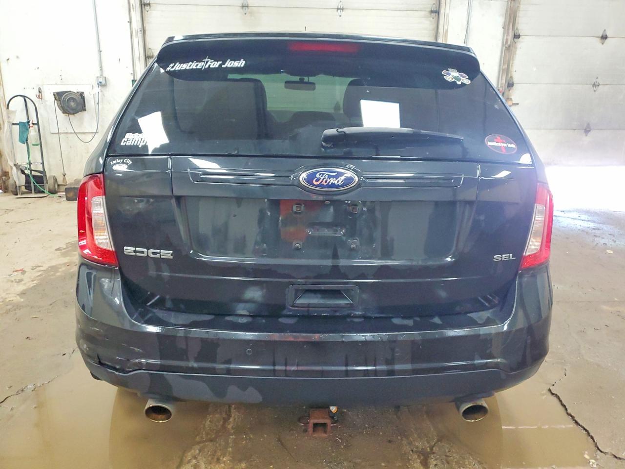 2014 Ford Edge Sel Black vin: 2FMDK3JC5EBA89751