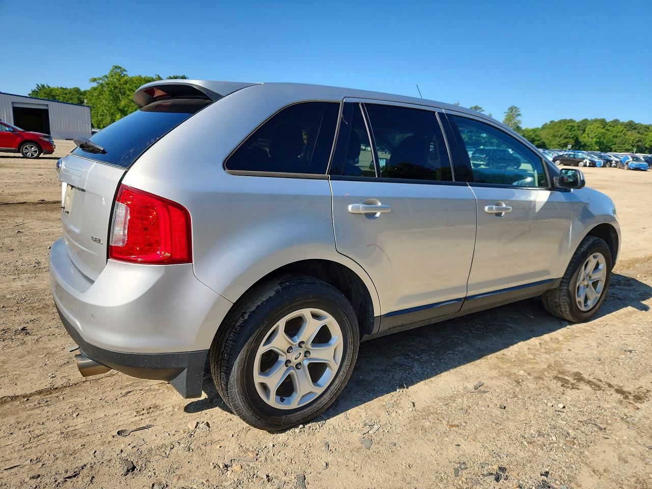 2014 Ford Edge Sel Silver vin: 2FMDK3JC5EBB10114