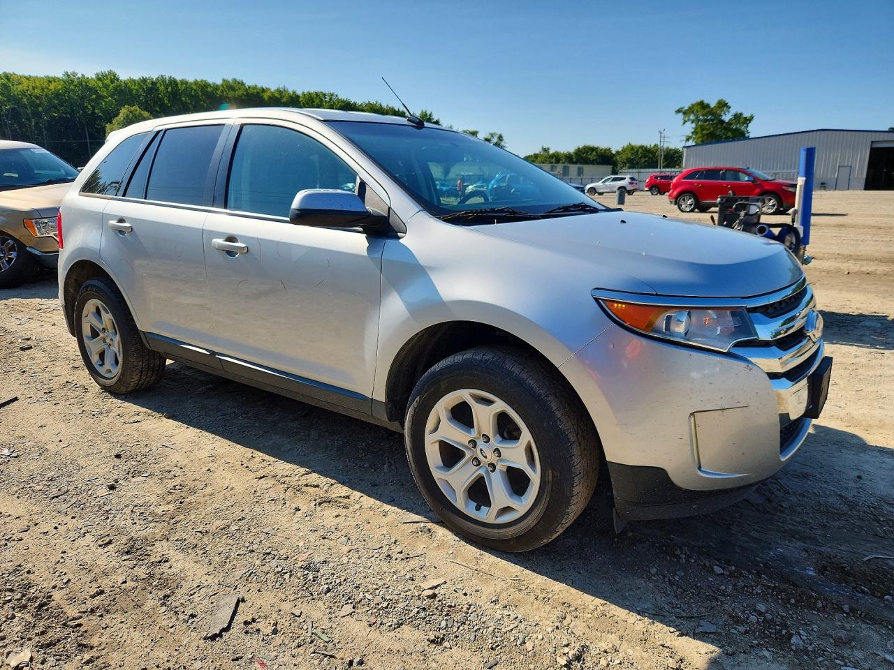 2014 Ford Edge Sel Silver vin: 2FMDK3JC5EBB10114