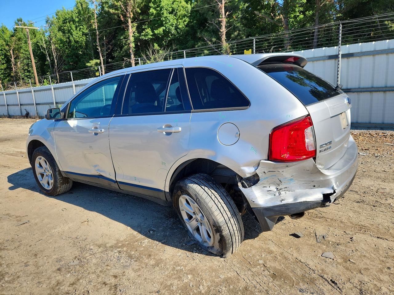 2014 Ford Edge Sel Silver vin: 2FMDK3JC5EBB10114