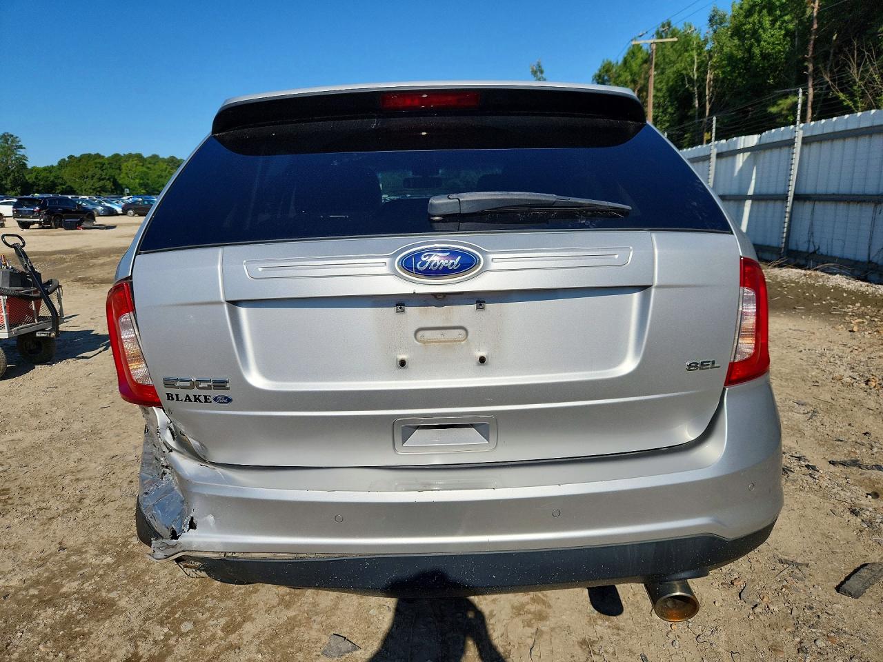 2014 Ford Edge Sel Silver vin: 2FMDK3JC5EBB10114