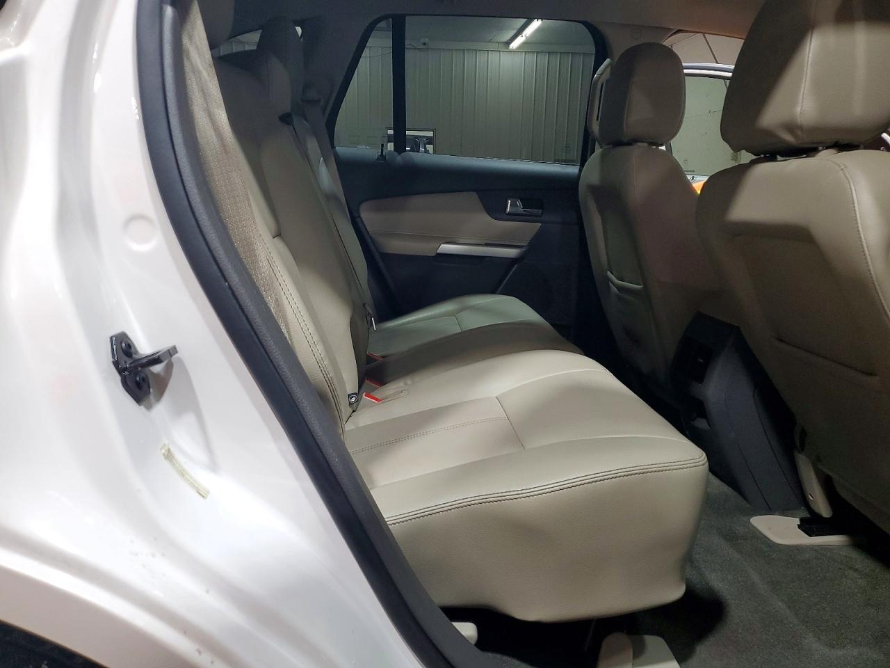 2014 Ford Edge Sel White vin: 2FMDK3JC5EBB30850