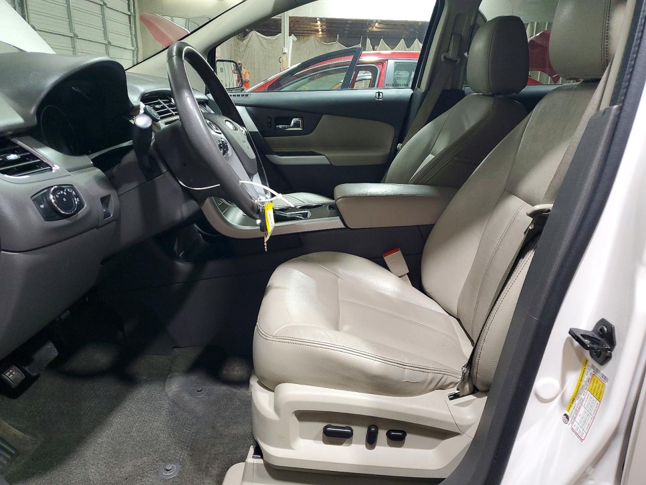 2014 Ford Edge Sel White vin: 2FMDK3JC5EBB30850