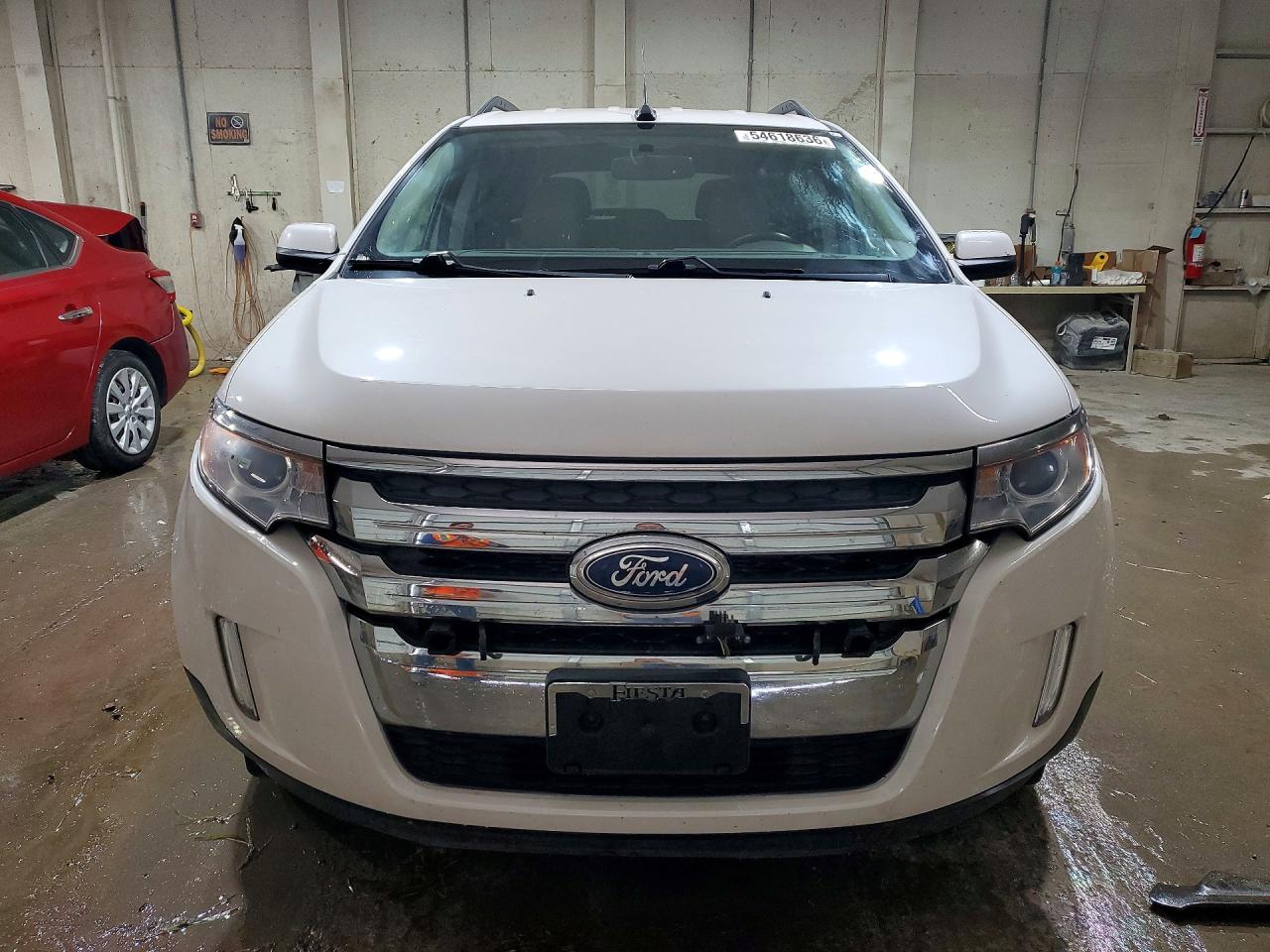 2014 Ford Edge Sel White vin: 2FMDK3JC5EBB30850