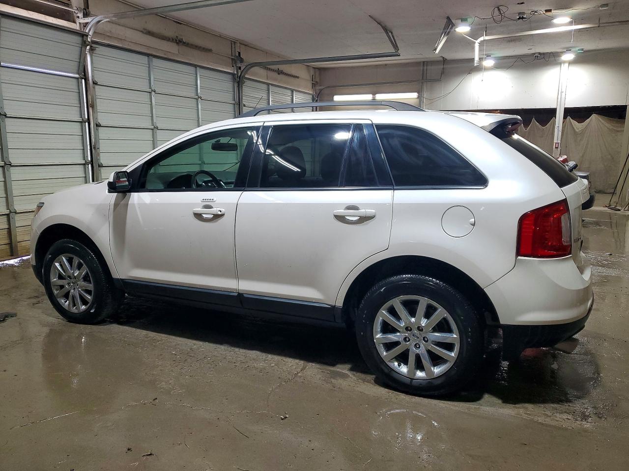 2014 Ford Edge Sel White vin: 2FMDK3JC5EBB30850