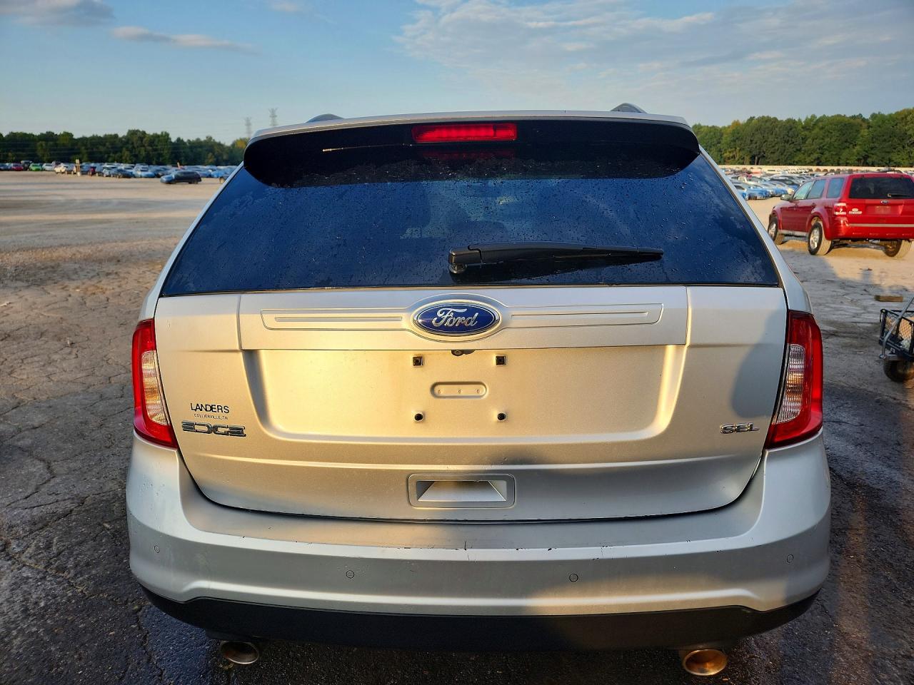 2014 Ford Edge Sel Silver vin: 2FMDK3JC5EBB52296