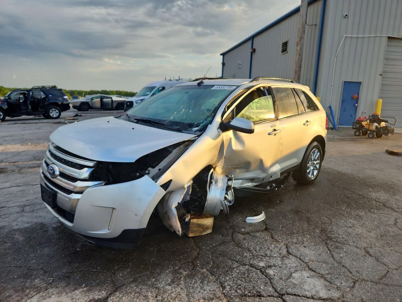 2014 Ford Edge Sel Silver vin: 2FMDK3JC5EBB52296