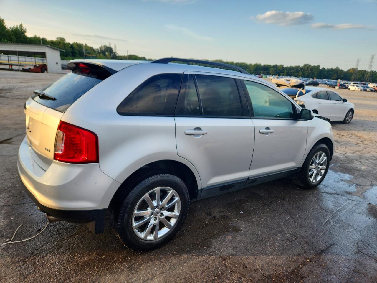 2014 Ford Edge Sel Silver vin: 2FMDK3JC5EBB52296