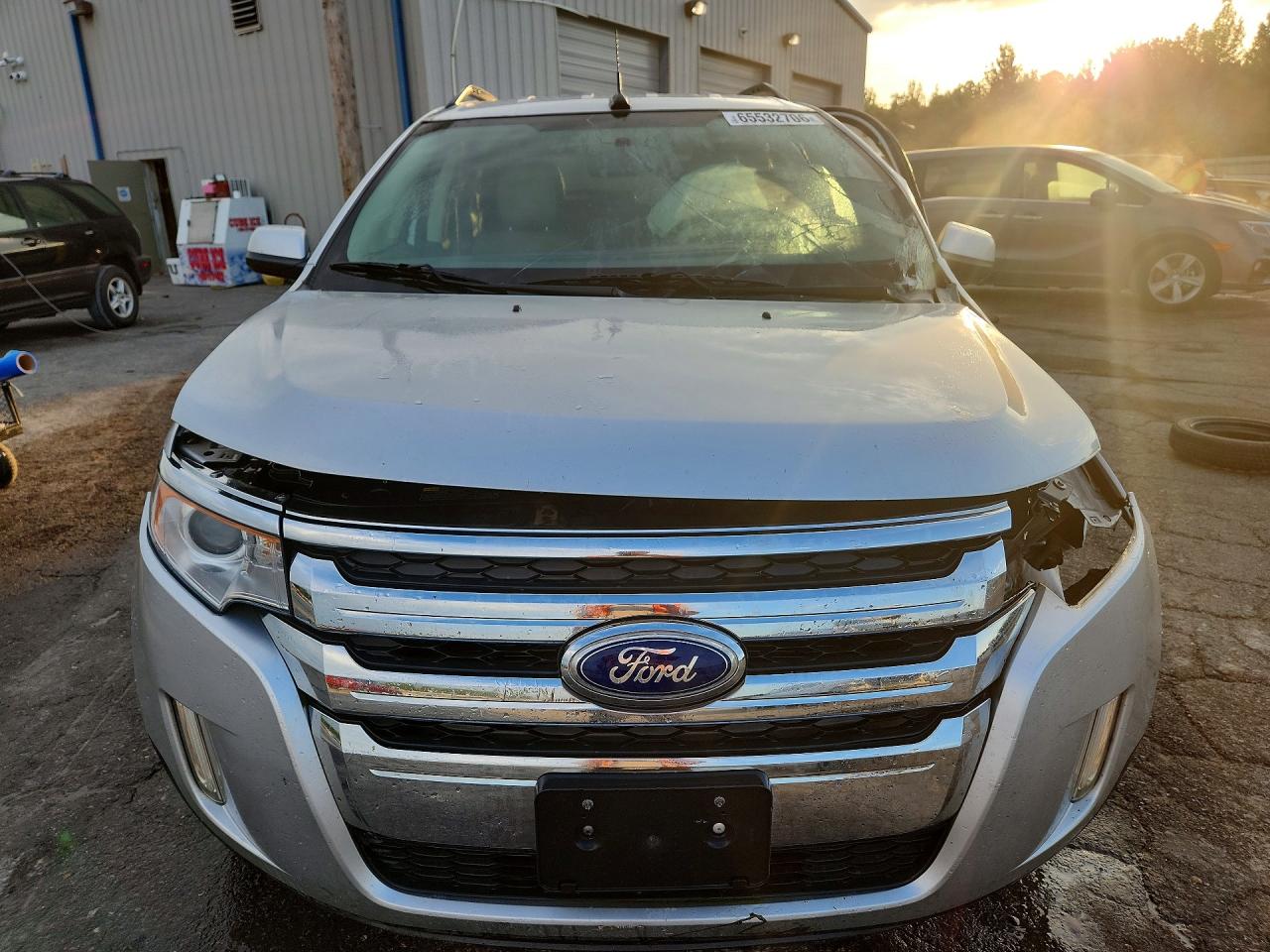 2014 Ford Edge Sel Silver vin: 2FMDK3JC5EBB52296