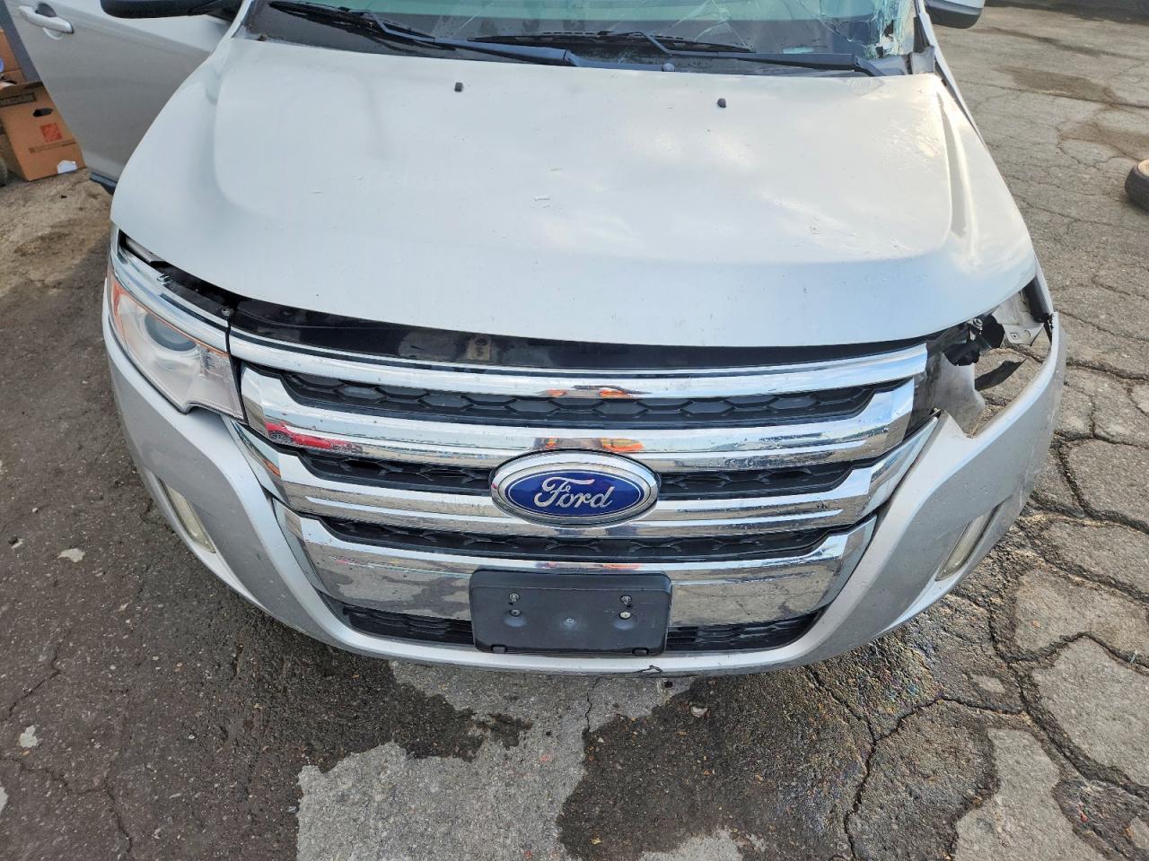 2014 Ford Edge Sel Silver vin: 2FMDK3JC5EBB52296