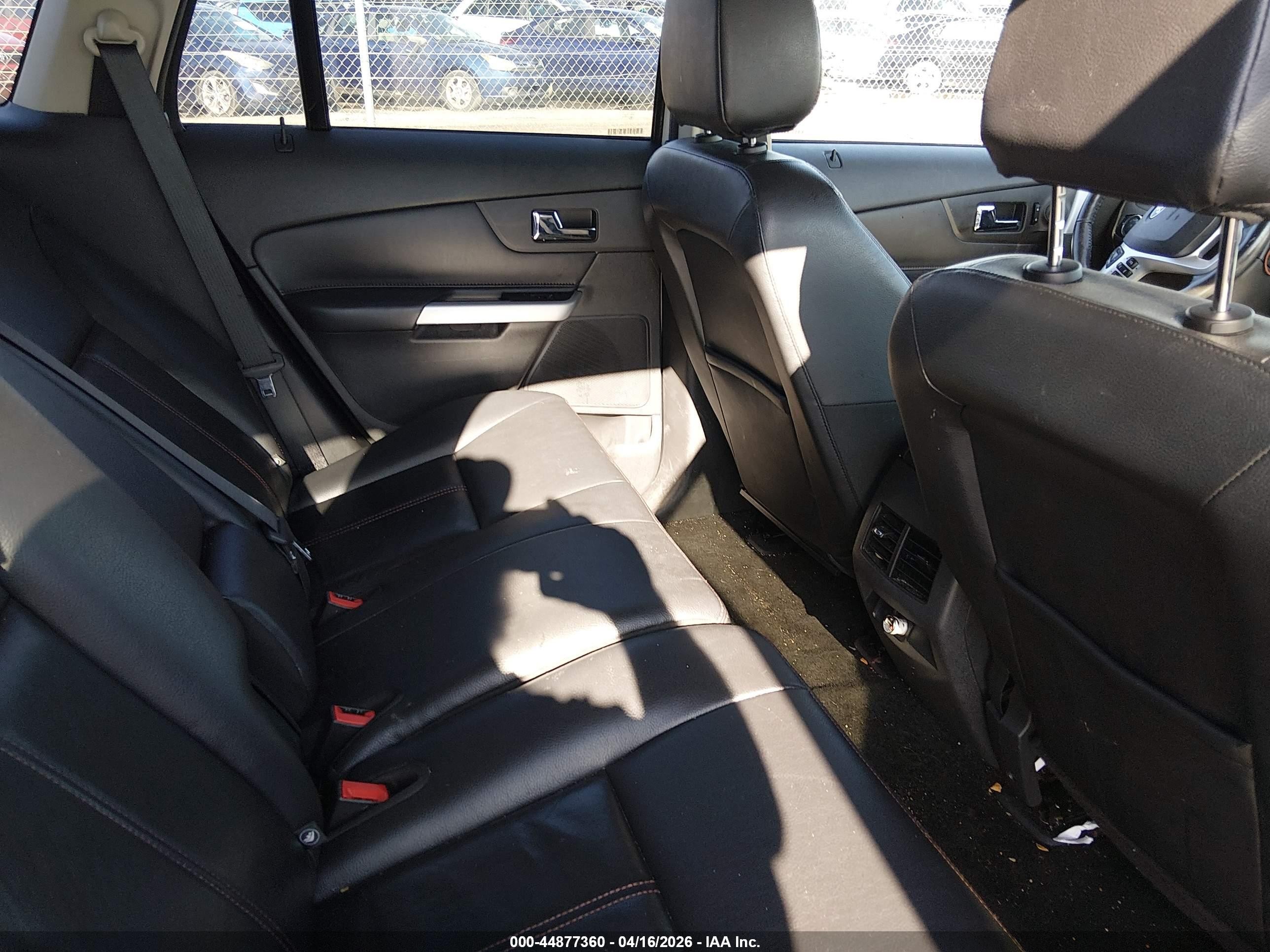 2014 Ford Edge Sel White vin: 2FMDK3JC5EBB82818