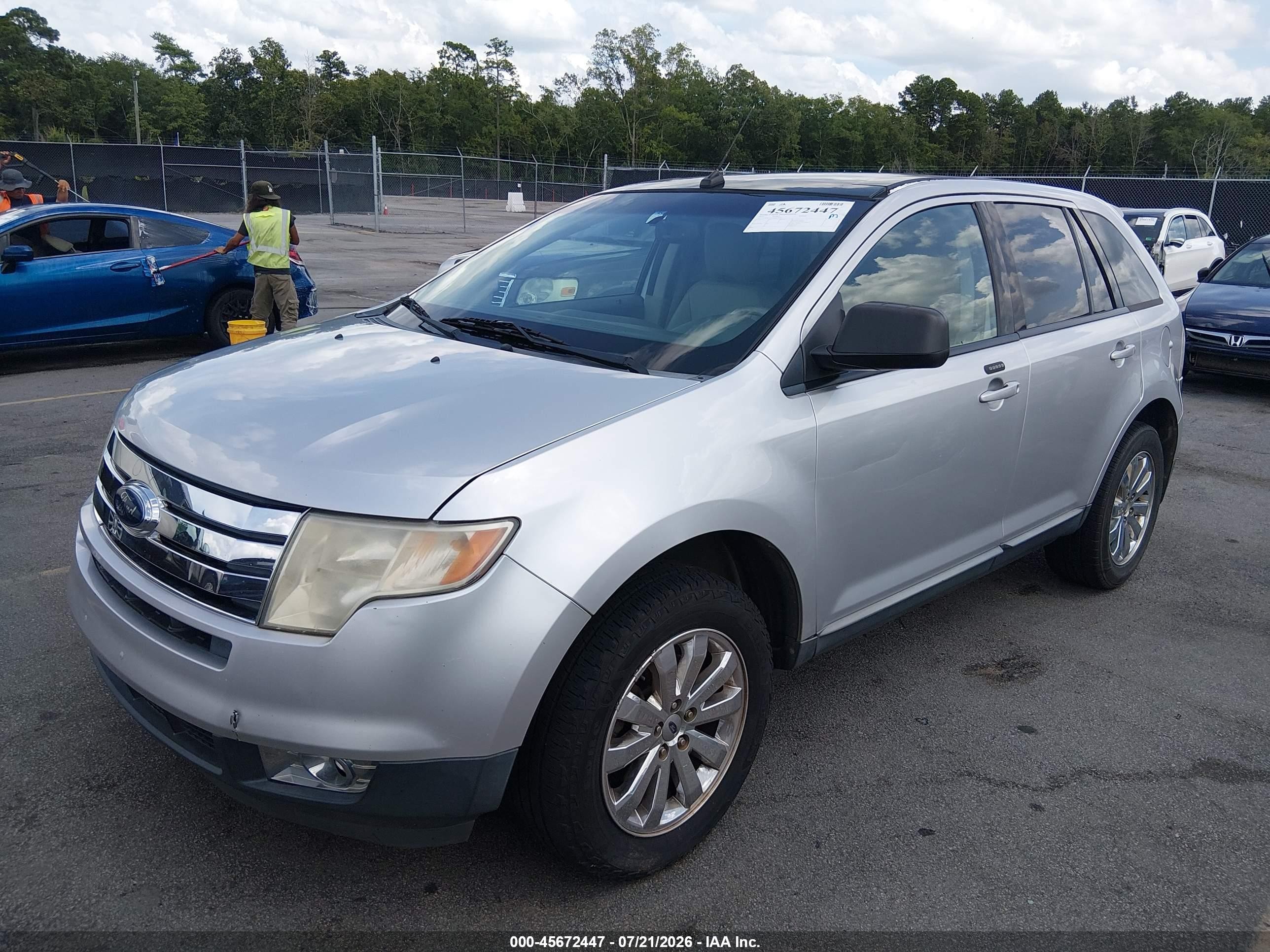 2010 Ford Edge Sel Silver vin: 2FMDK3JC6ABA03096