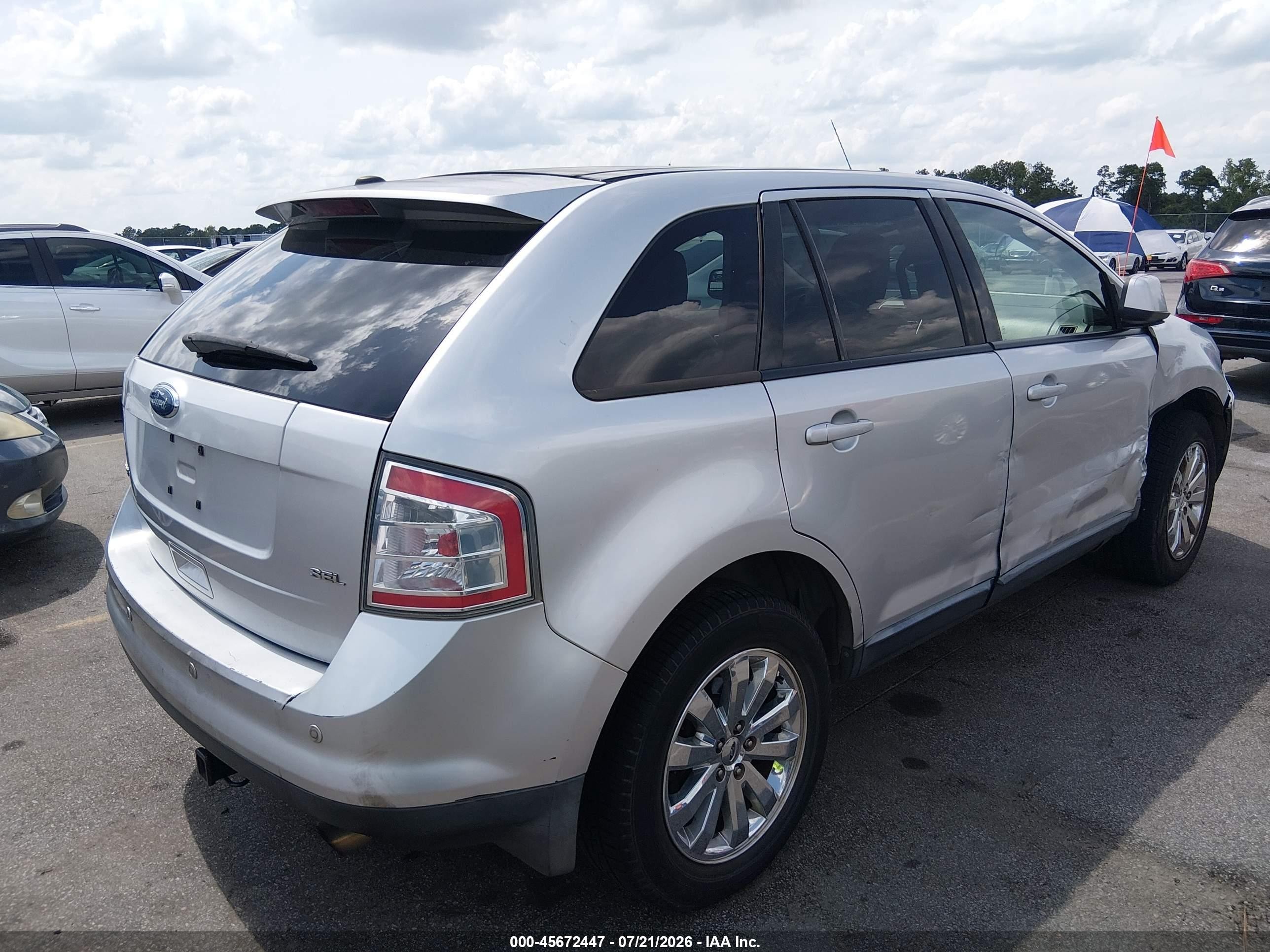 2010 Ford Edge Sel Silver vin: 2FMDK3JC6ABA03096
