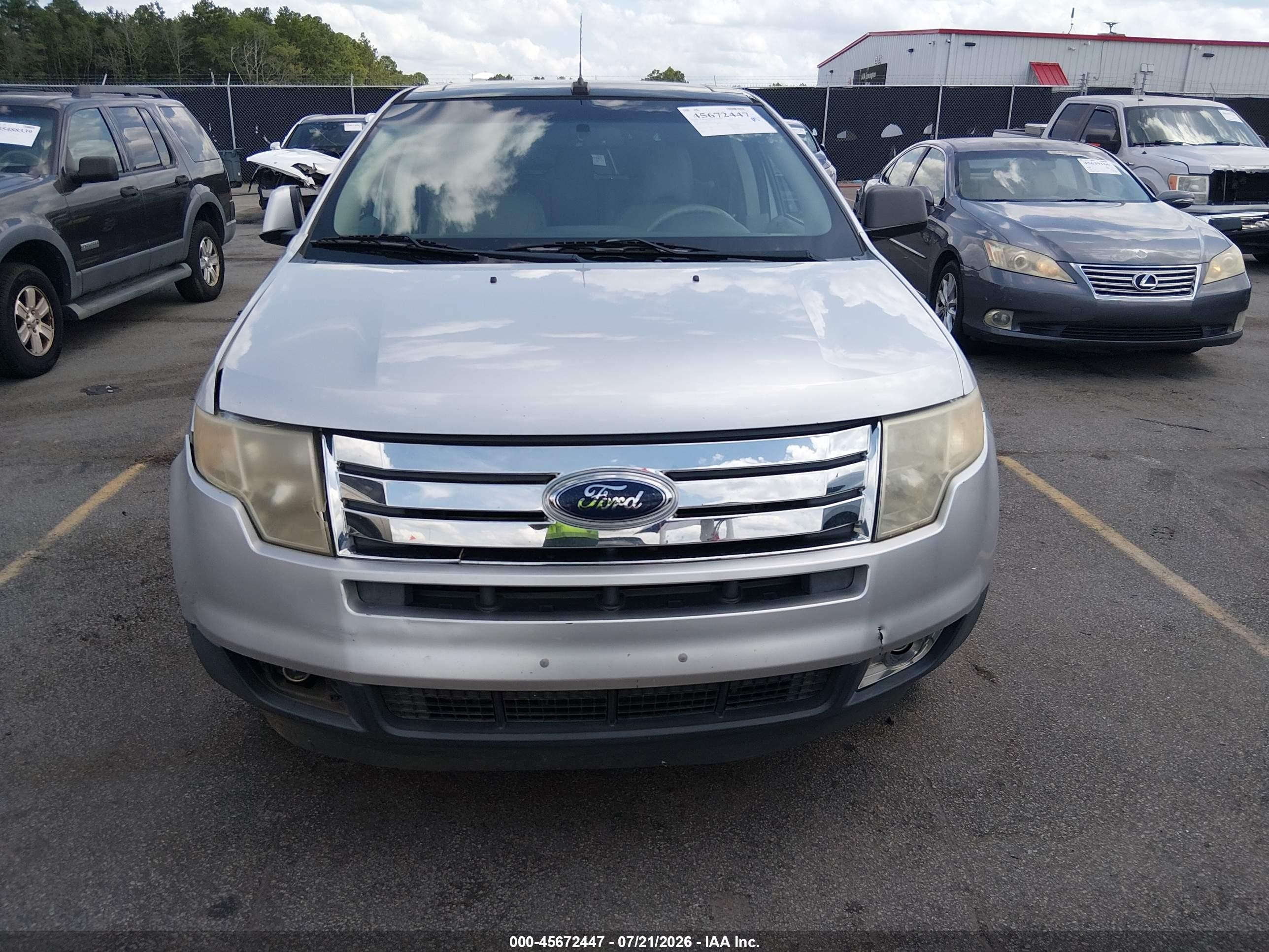 2010 Ford Edge Sel Silver vin: 2FMDK3JC6ABA03096