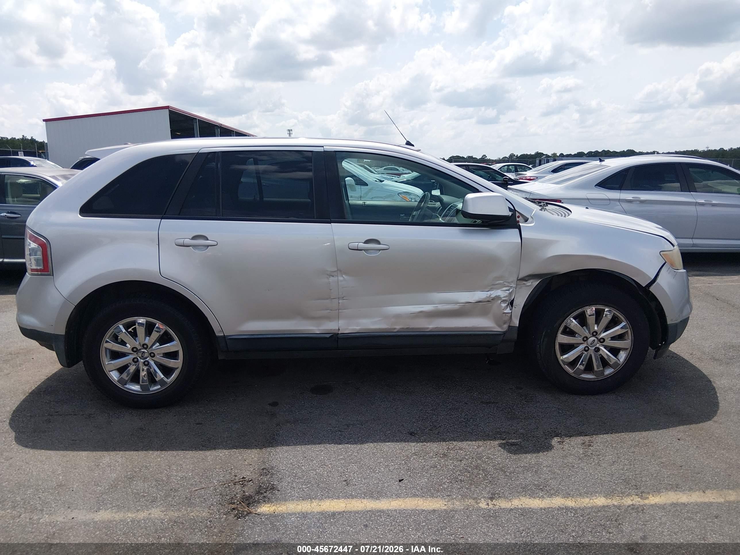 2010 Ford Edge Sel Silver vin: 2FMDK3JC6ABA03096