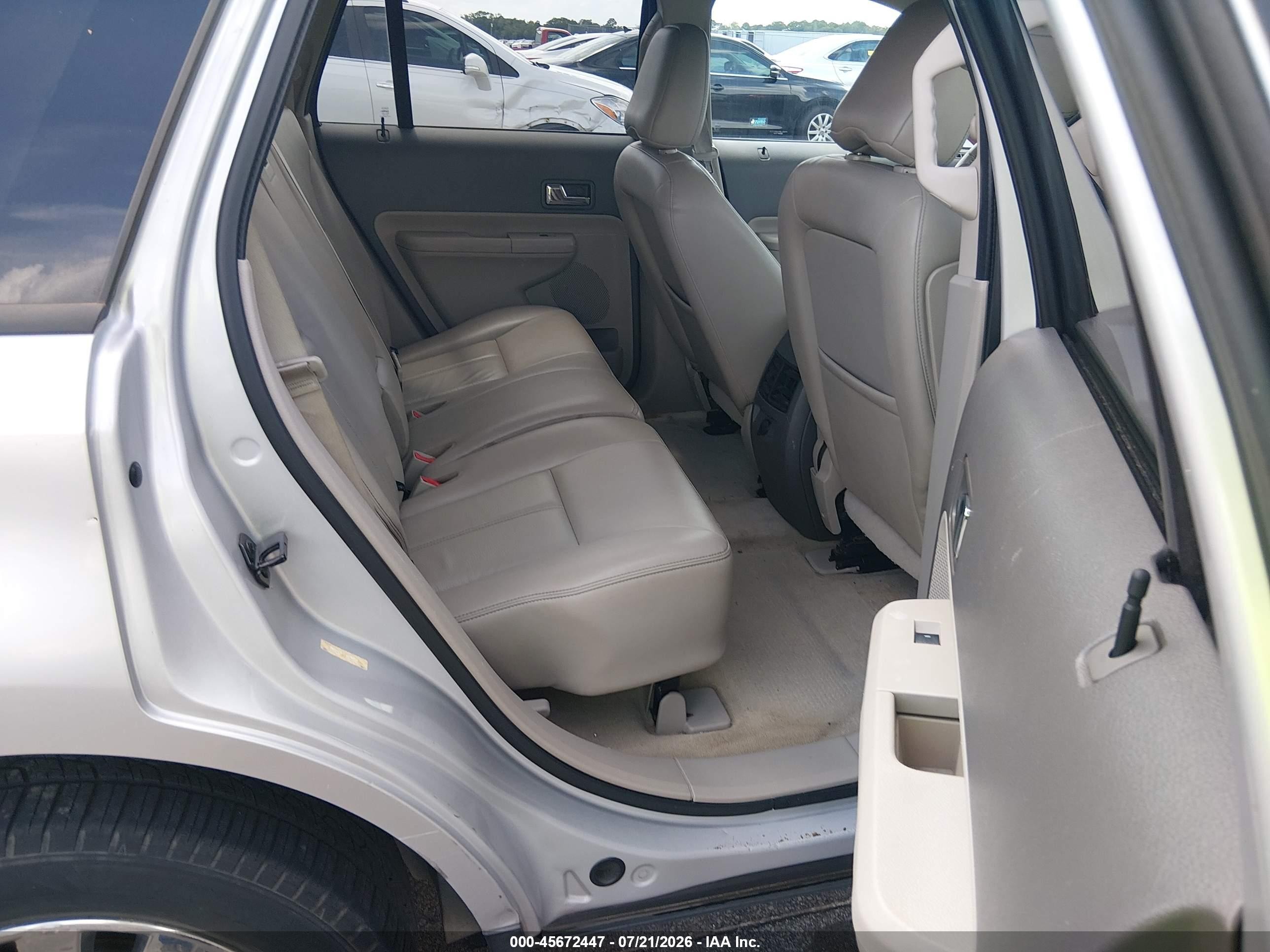 2010 Ford Edge Sel Silver vin: 2FMDK3JC6ABA03096