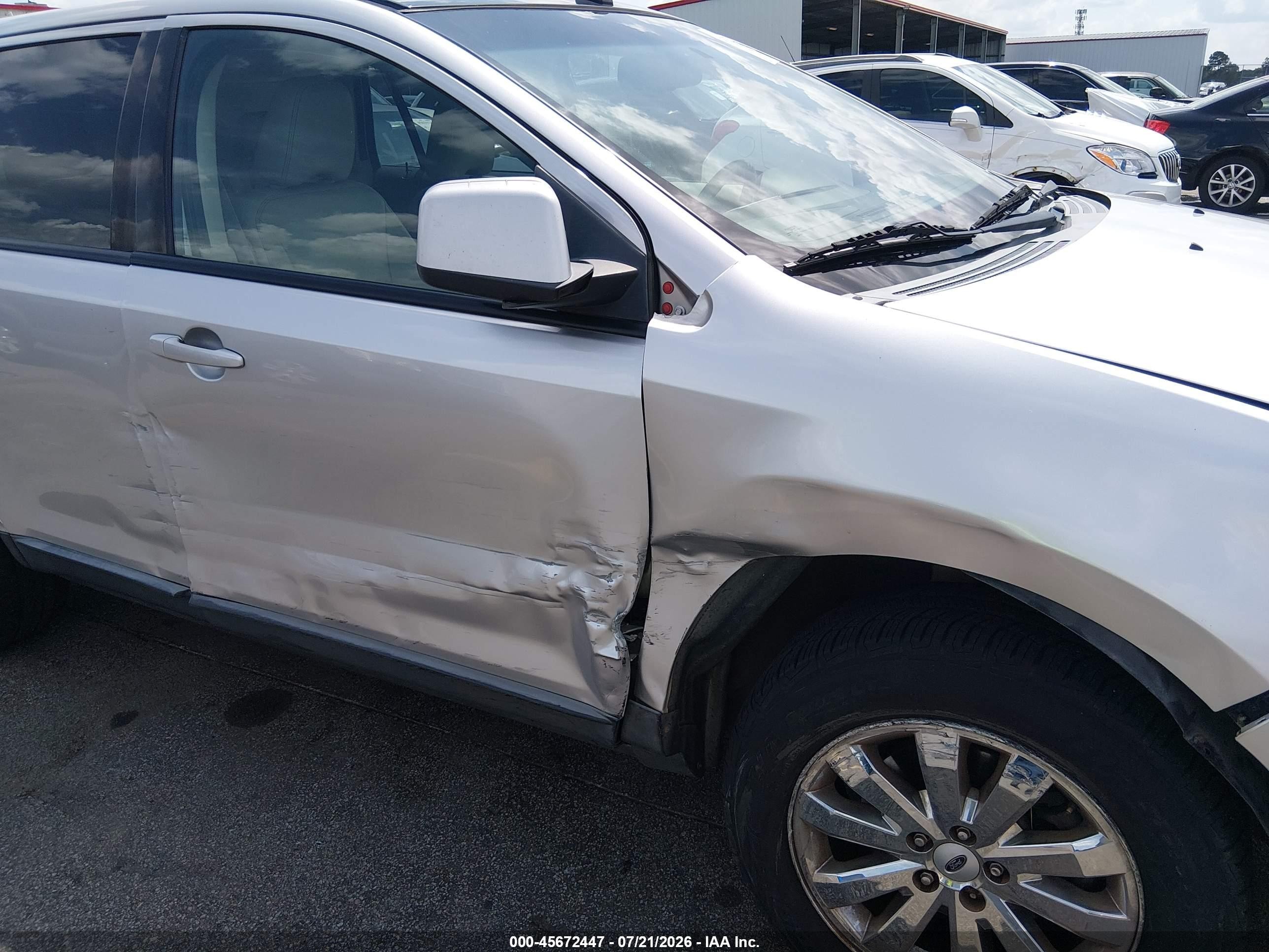 2010 Ford Edge Sel Silver vin: 2FMDK3JC6ABA03096