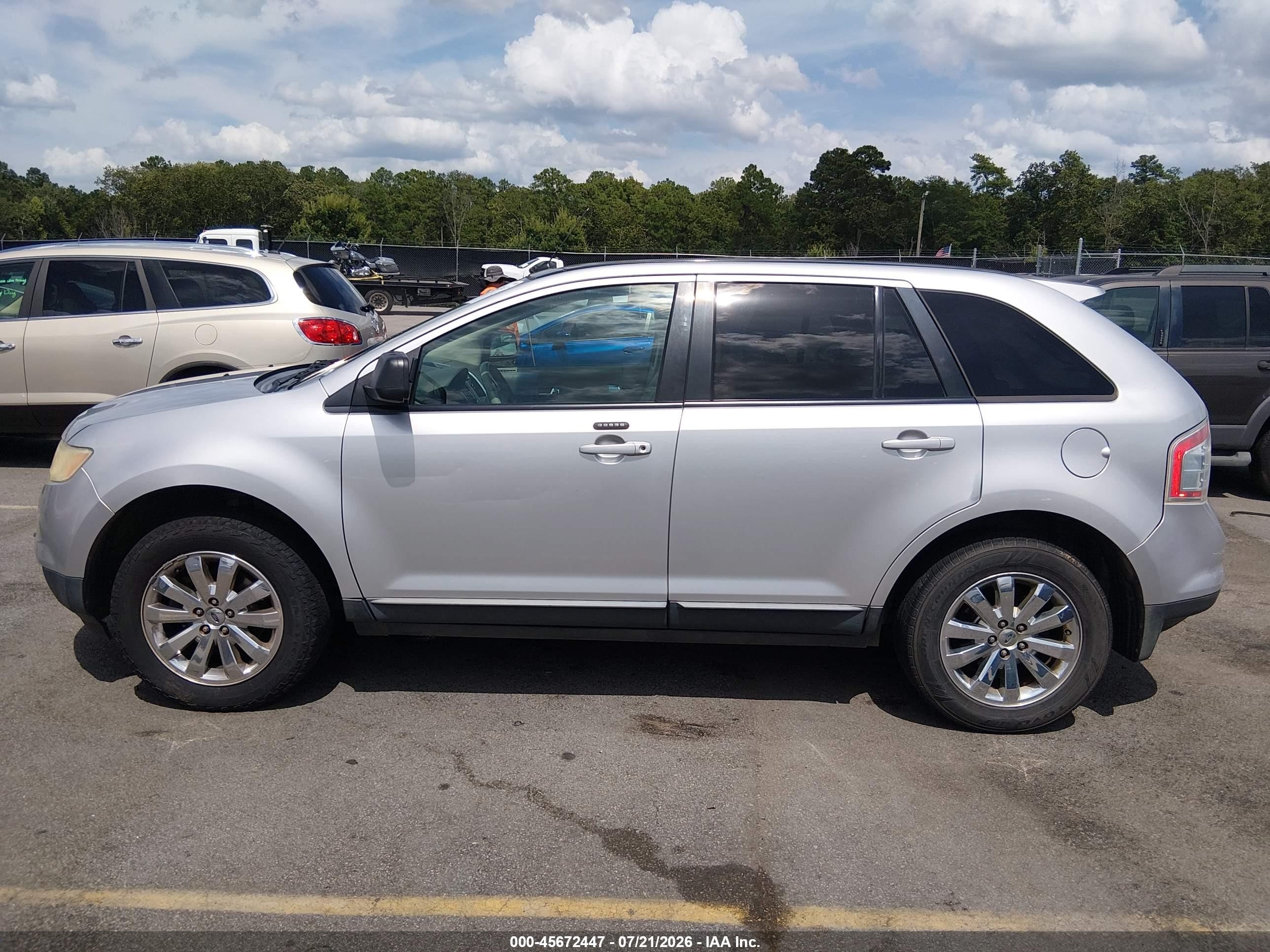 2010 Ford Edge Sel Silver vin: 2FMDK3JC6ABA03096