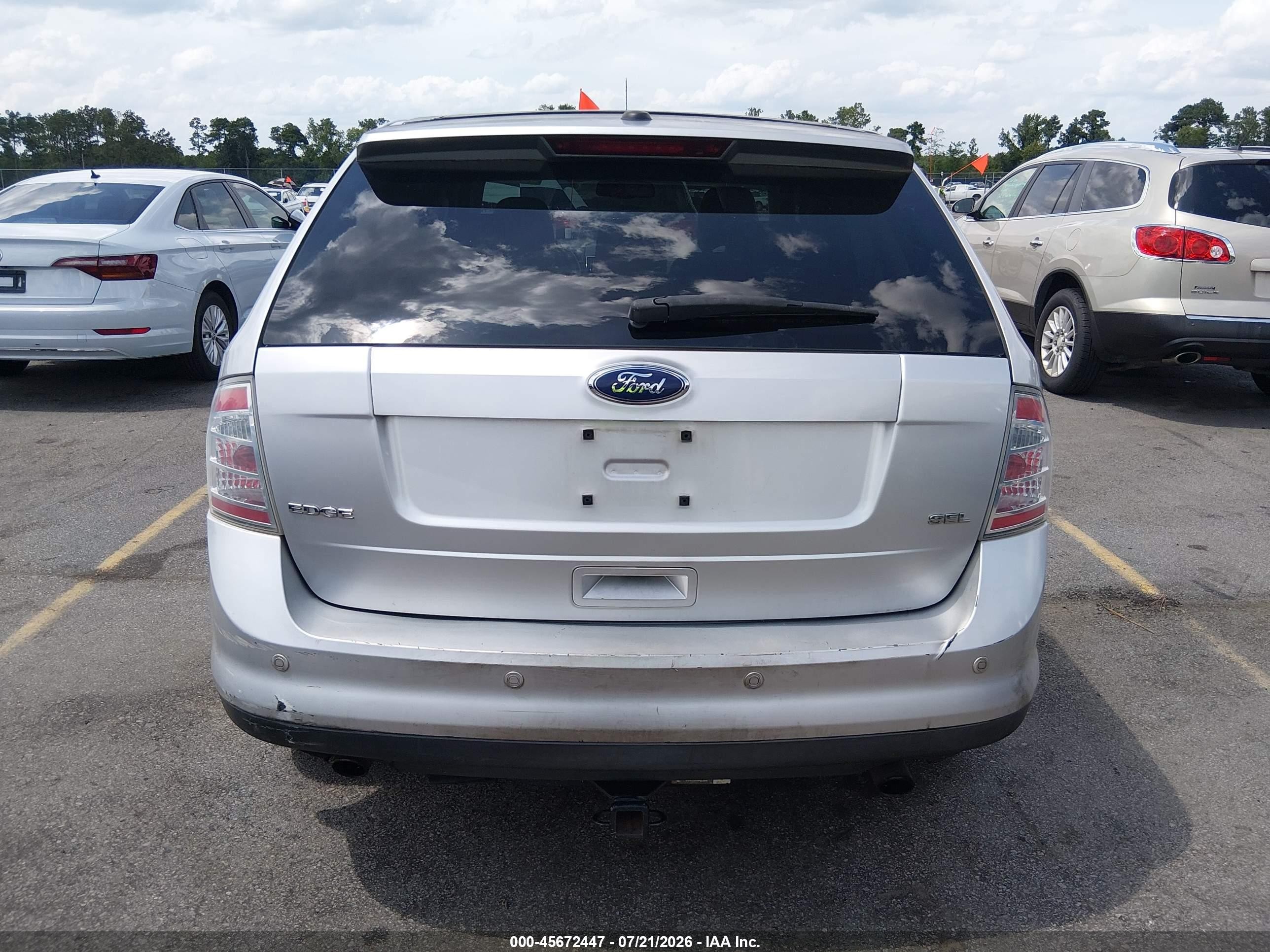 2010 Ford Edge Sel Silver vin: 2FMDK3JC6ABA03096