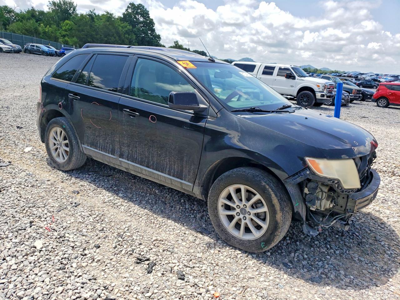2010 Ford Edge Sel Black vin: 2FMDK3JC6ABB46341