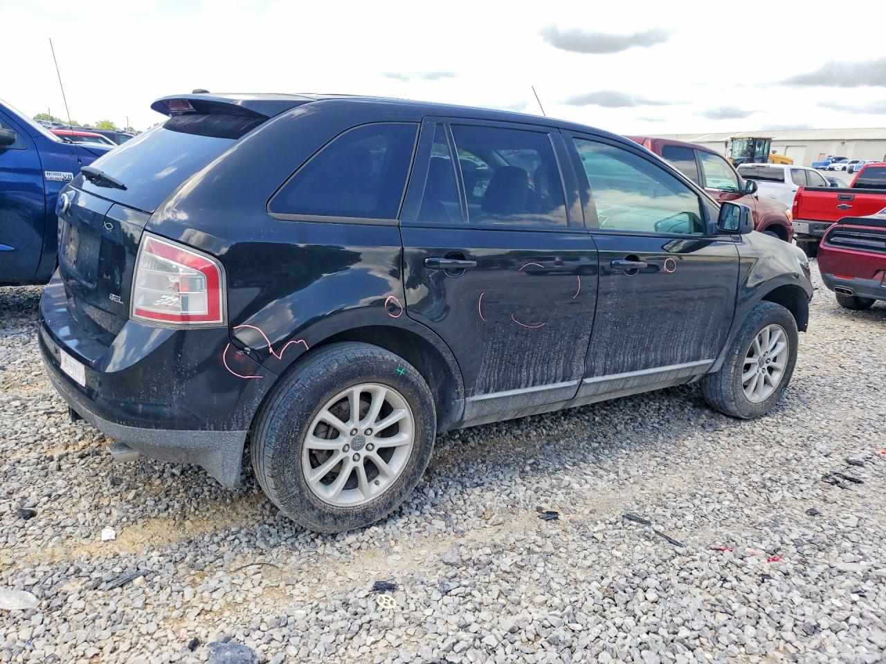 2010 Ford Edge Sel Black vin: 2FMDK3JC6ABB46341