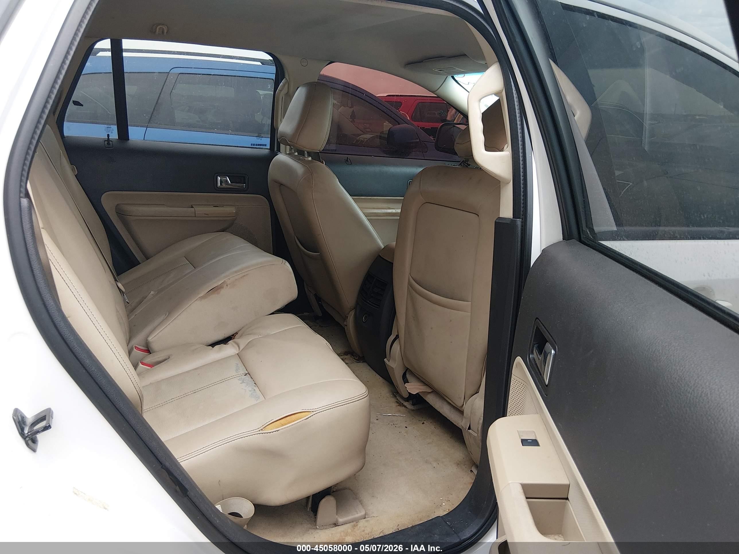 2010 Ford Edge Sel Белый vin: 2FMDK3JC6ABB64452