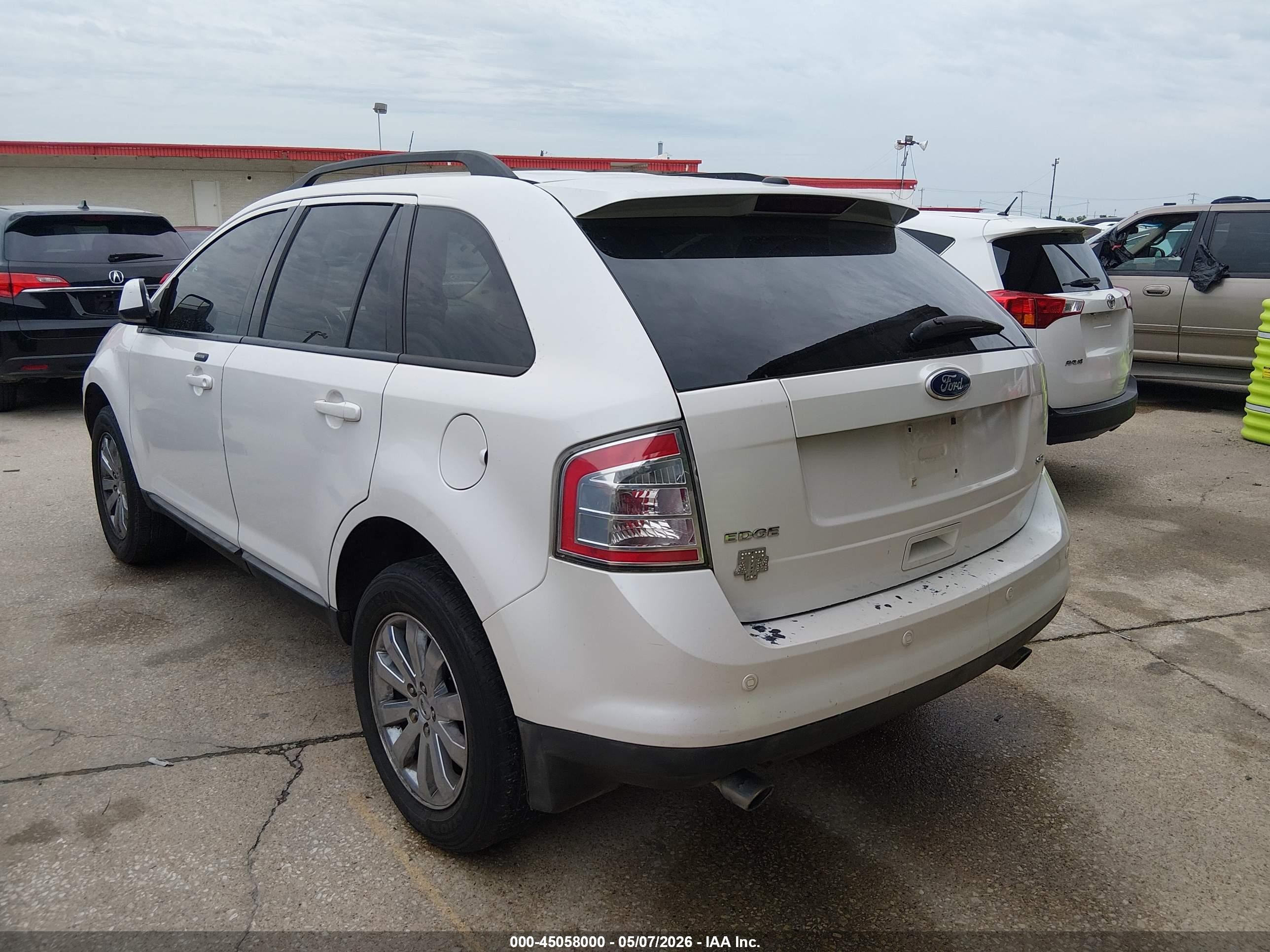 2010 Ford Edge Sel Белый vin: 2FMDK3JC6ABB64452