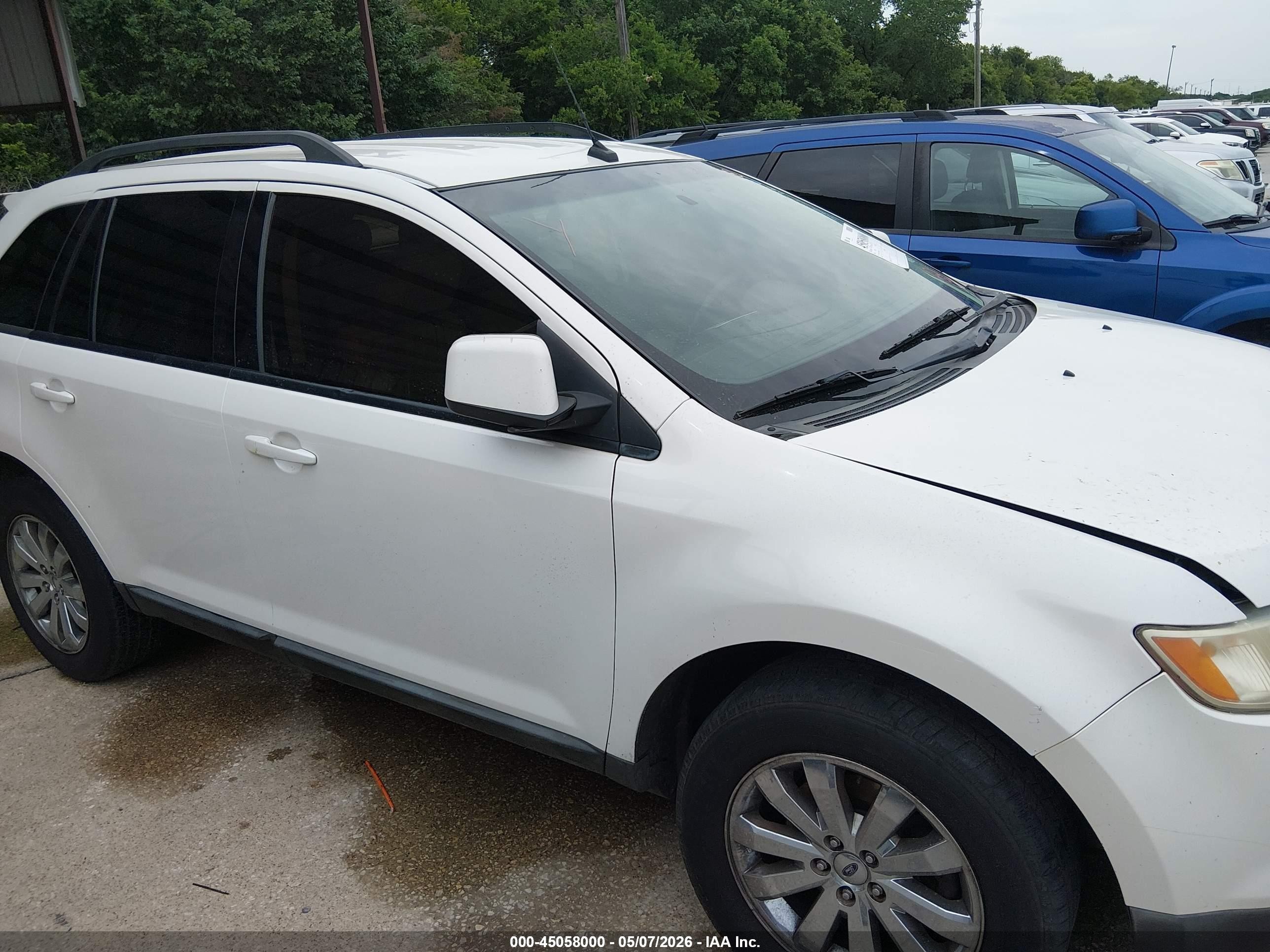 2010 Ford Edge Sel Белый vin: 2FMDK3JC6ABB64452