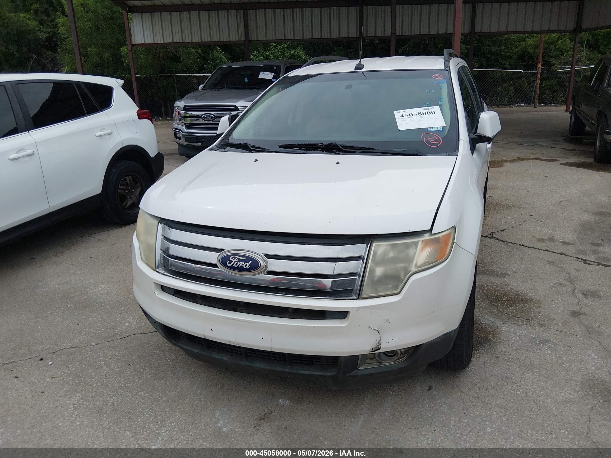 2010 Ford Edge Sel Белый vin: 2FMDK3JC6ABB64452