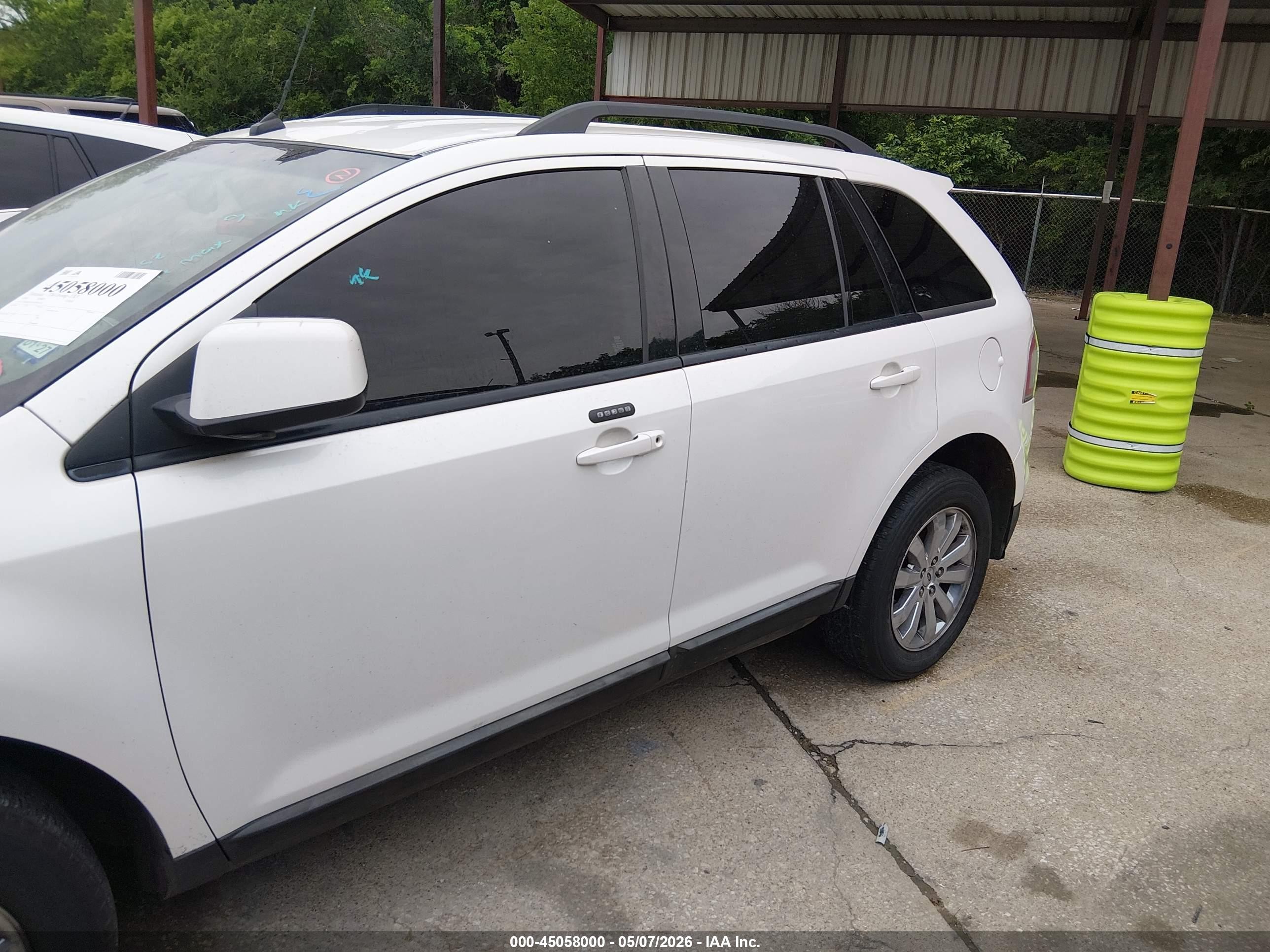 2010 Ford Edge Sel Белый vin: 2FMDK3JC6ABB64452