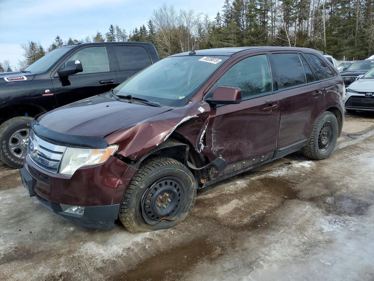 2010 Ford Edge Sel Brown vin: 2FMDK3JC6ABB66623