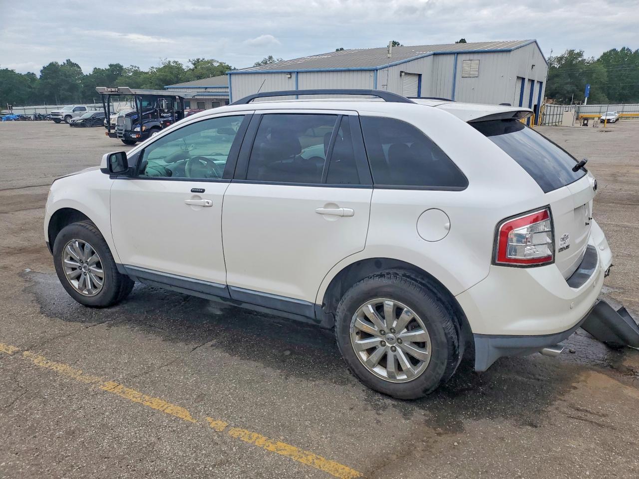 2010 Ford Edge Sel White vin: 2FMDK3JC6ABB72387
