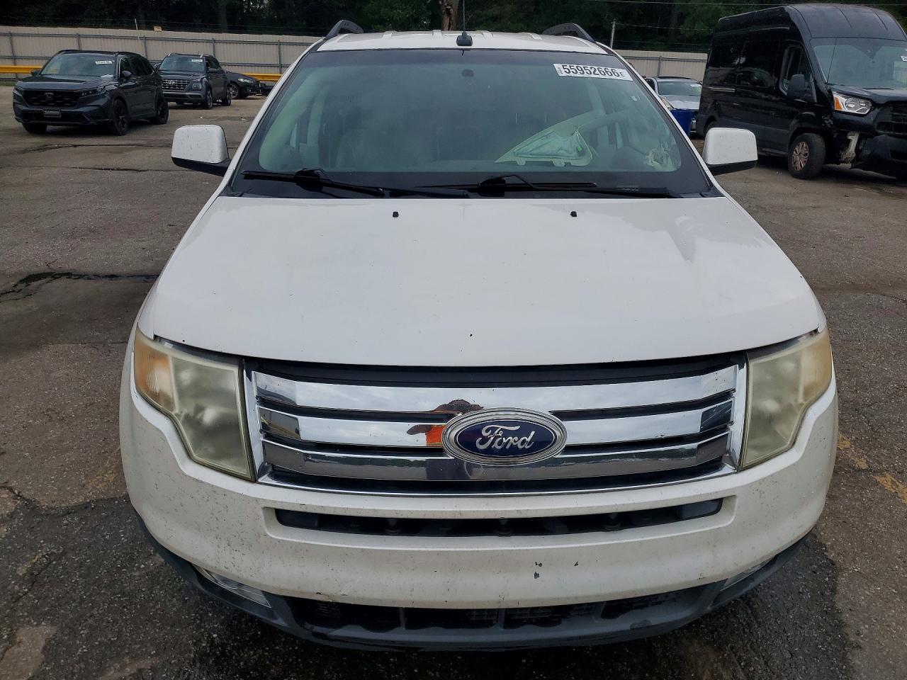2010 Ford Edge Sel White vin: 2FMDK3JC6ABB72387