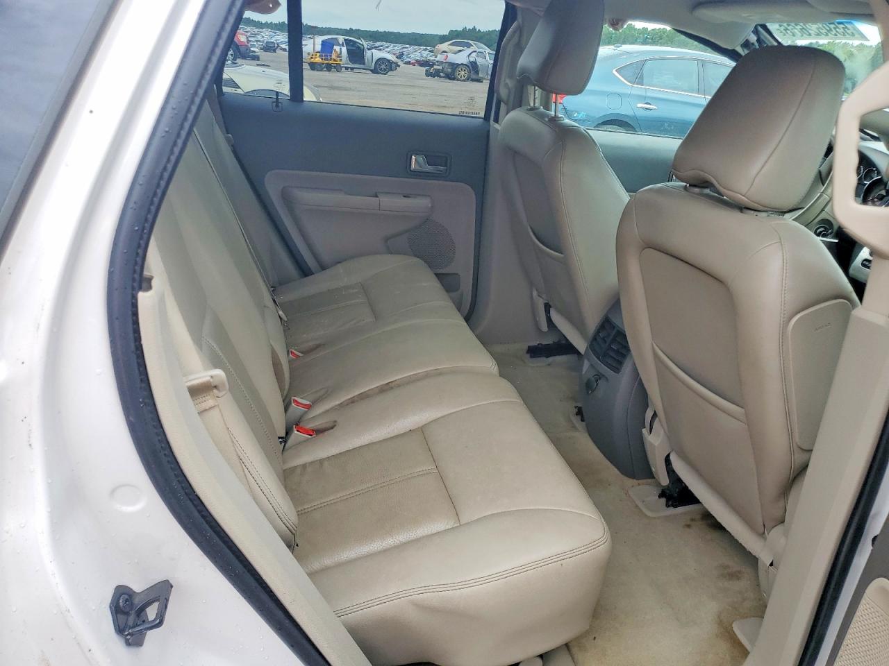 2010 Ford Edge Sel White vin: 2FMDK3JC6ABB72387