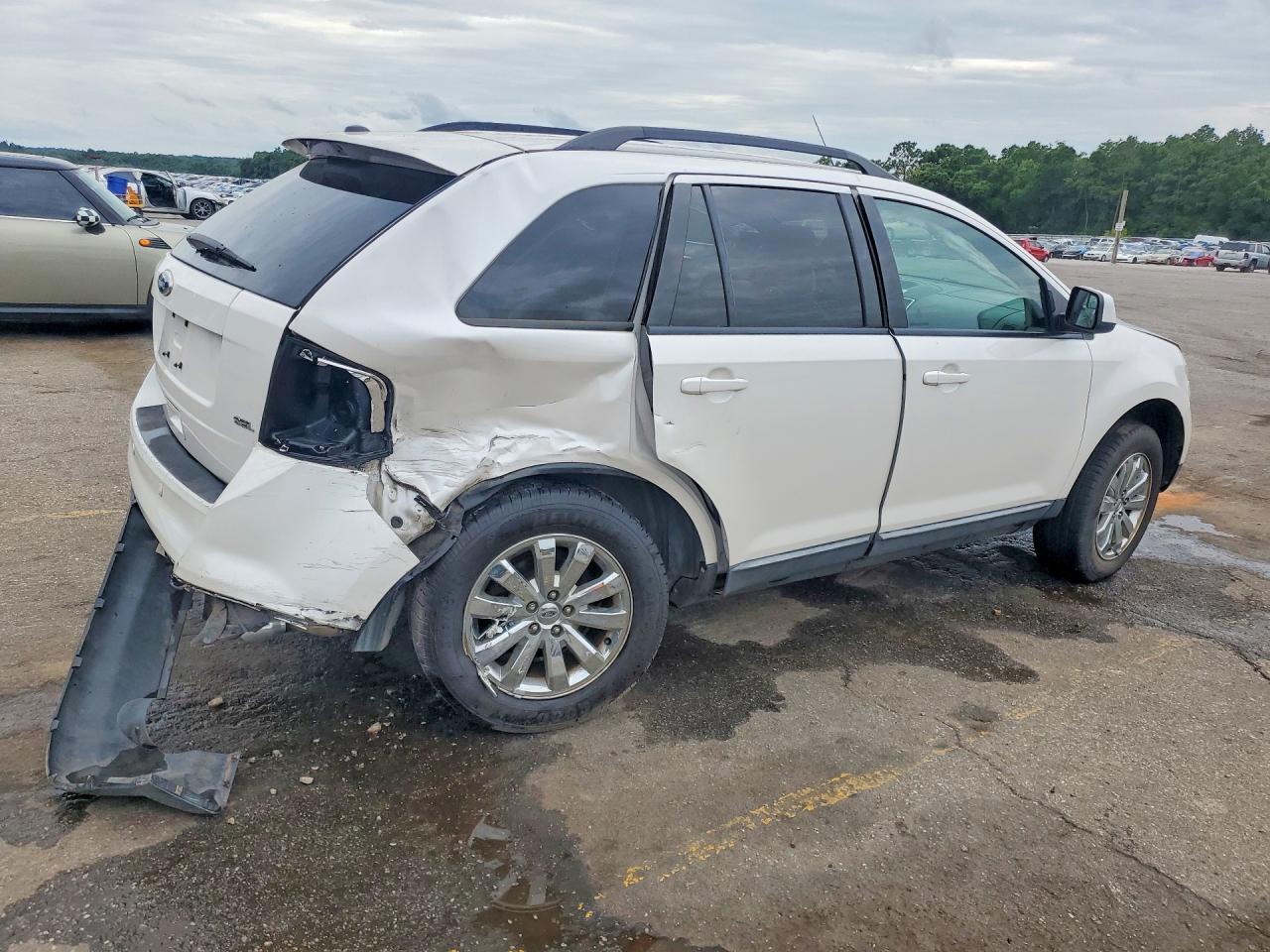 2010 Ford Edge Sel White vin: 2FMDK3JC6ABB72387