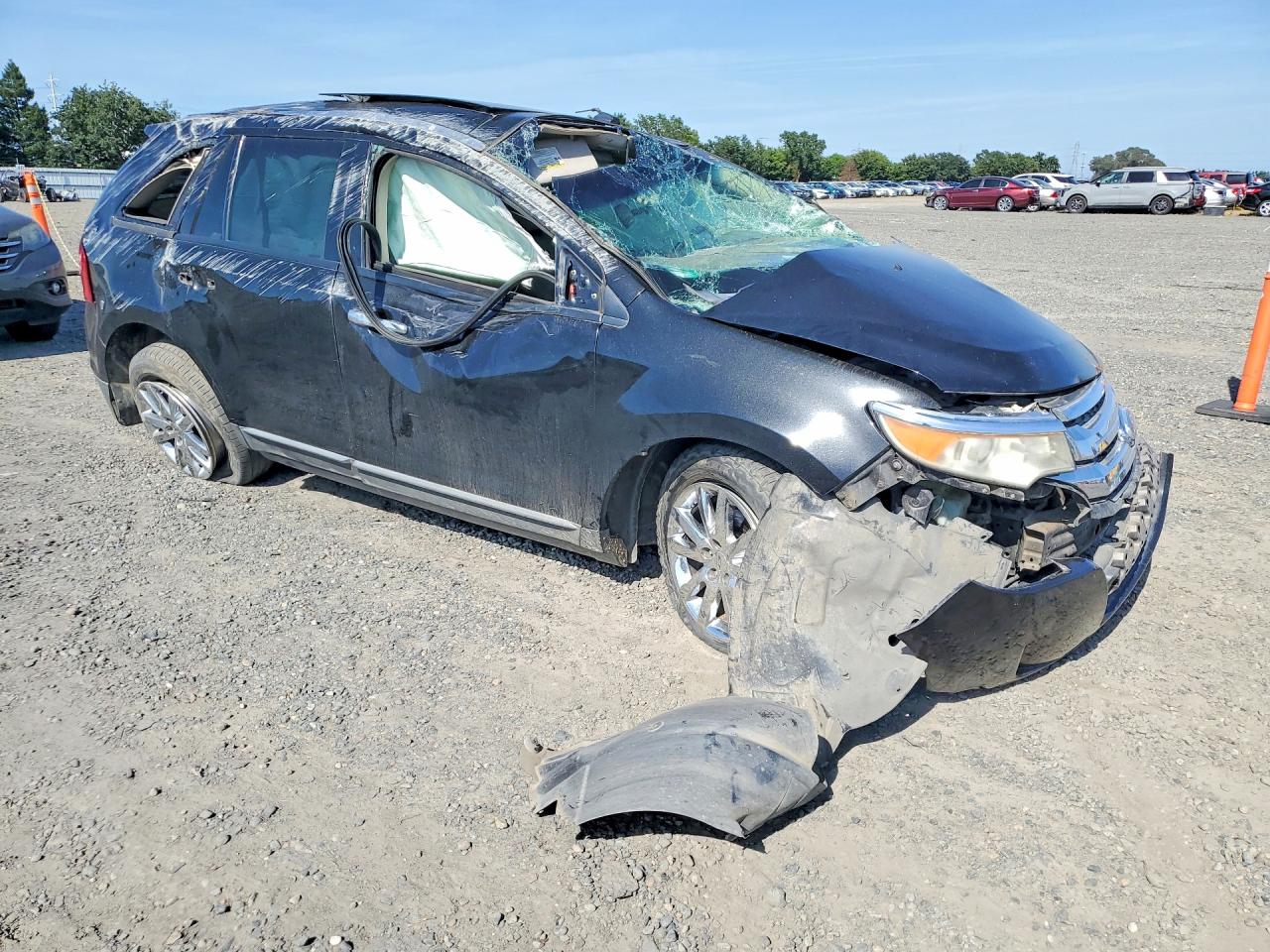 2011 Ford Edge Sel Black vin: 2FMDK3JC6BBA12558