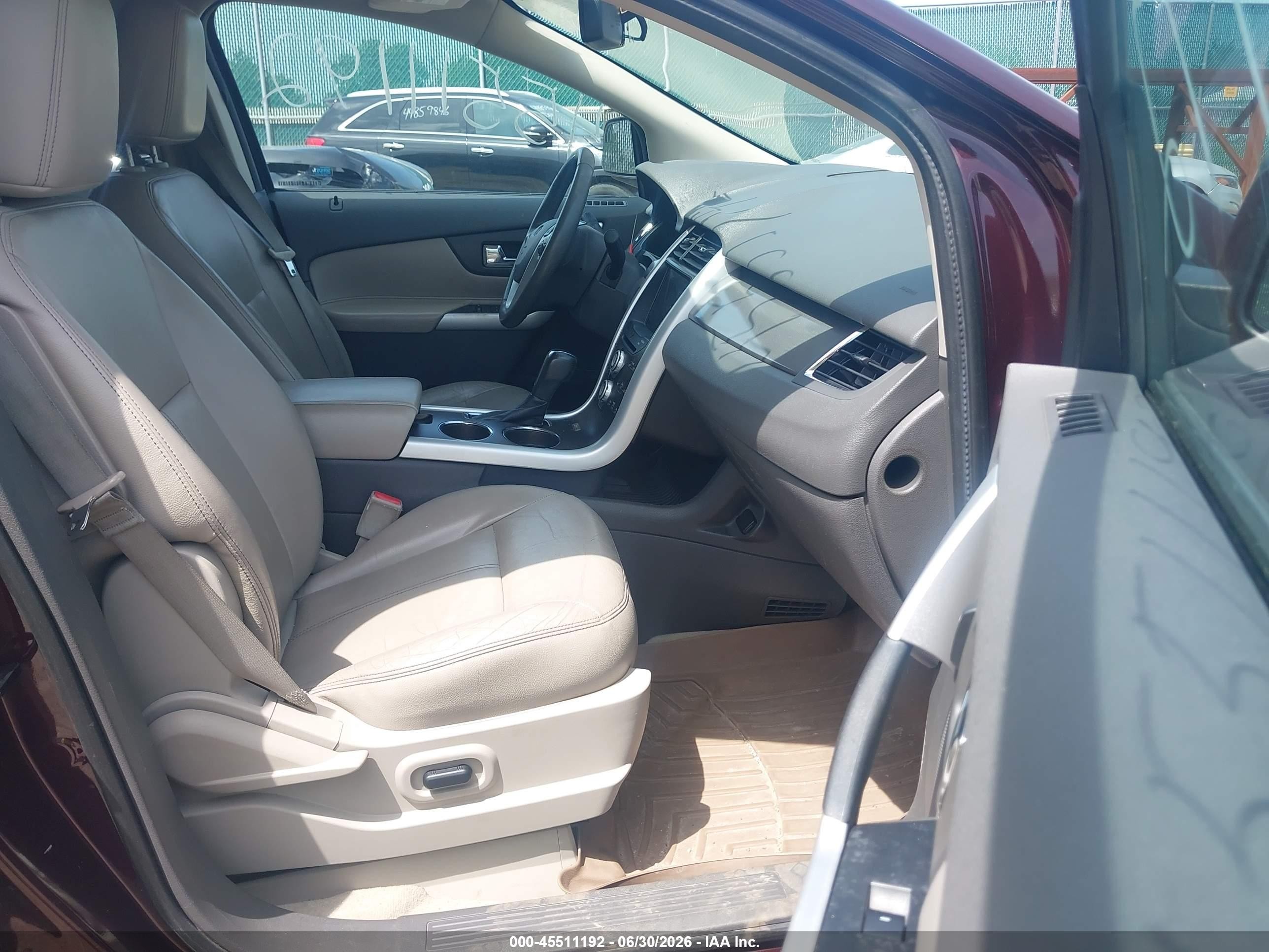 2011 Ford Edge Sel Purple vin: 2FMDK3JC6BBA46483