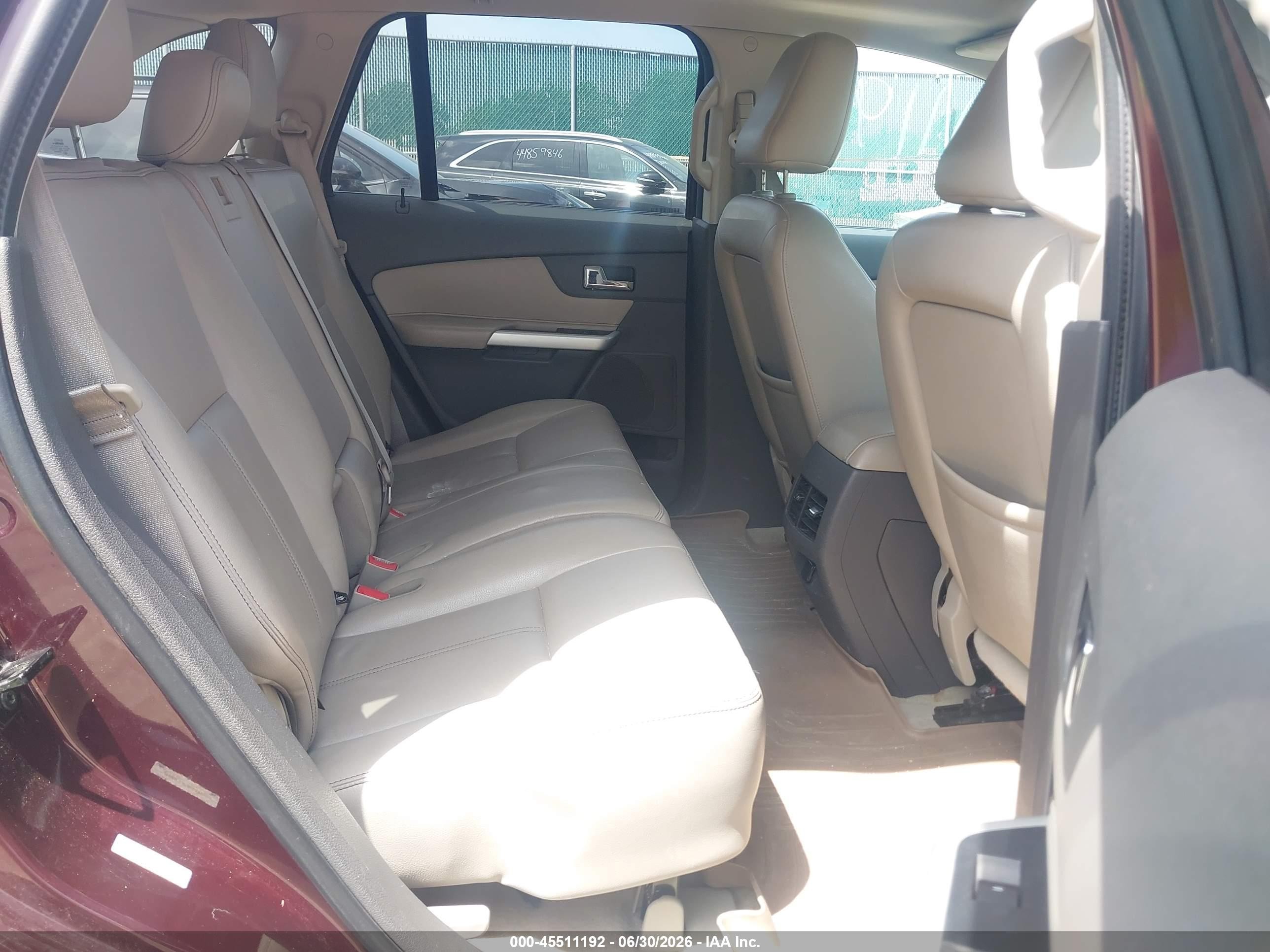 2011 Ford Edge Sel Purple vin: 2FMDK3JC6BBA46483