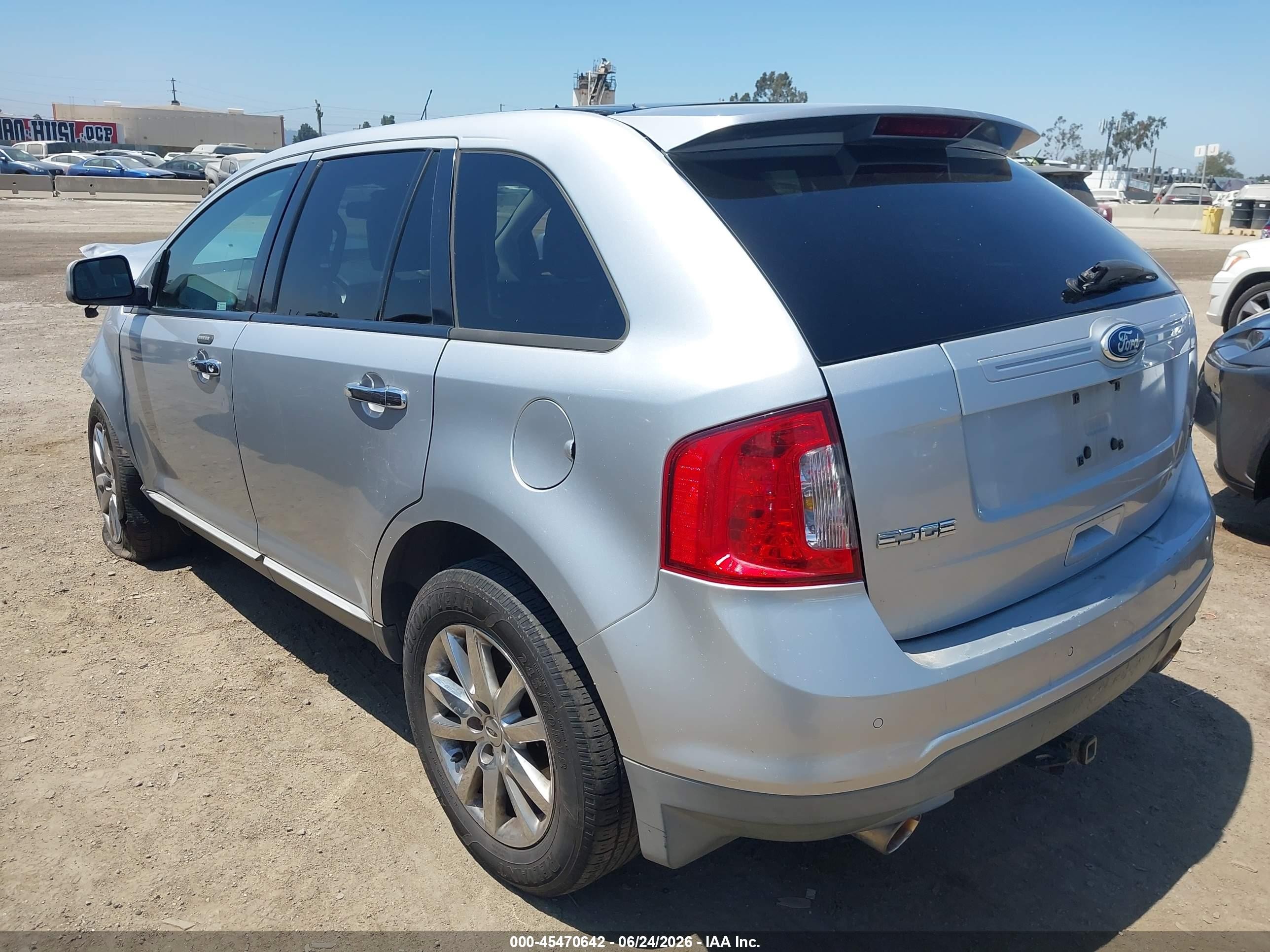 2011 Ford Edge Sel Gray vin: 2FMDK3JC6BBA47973
