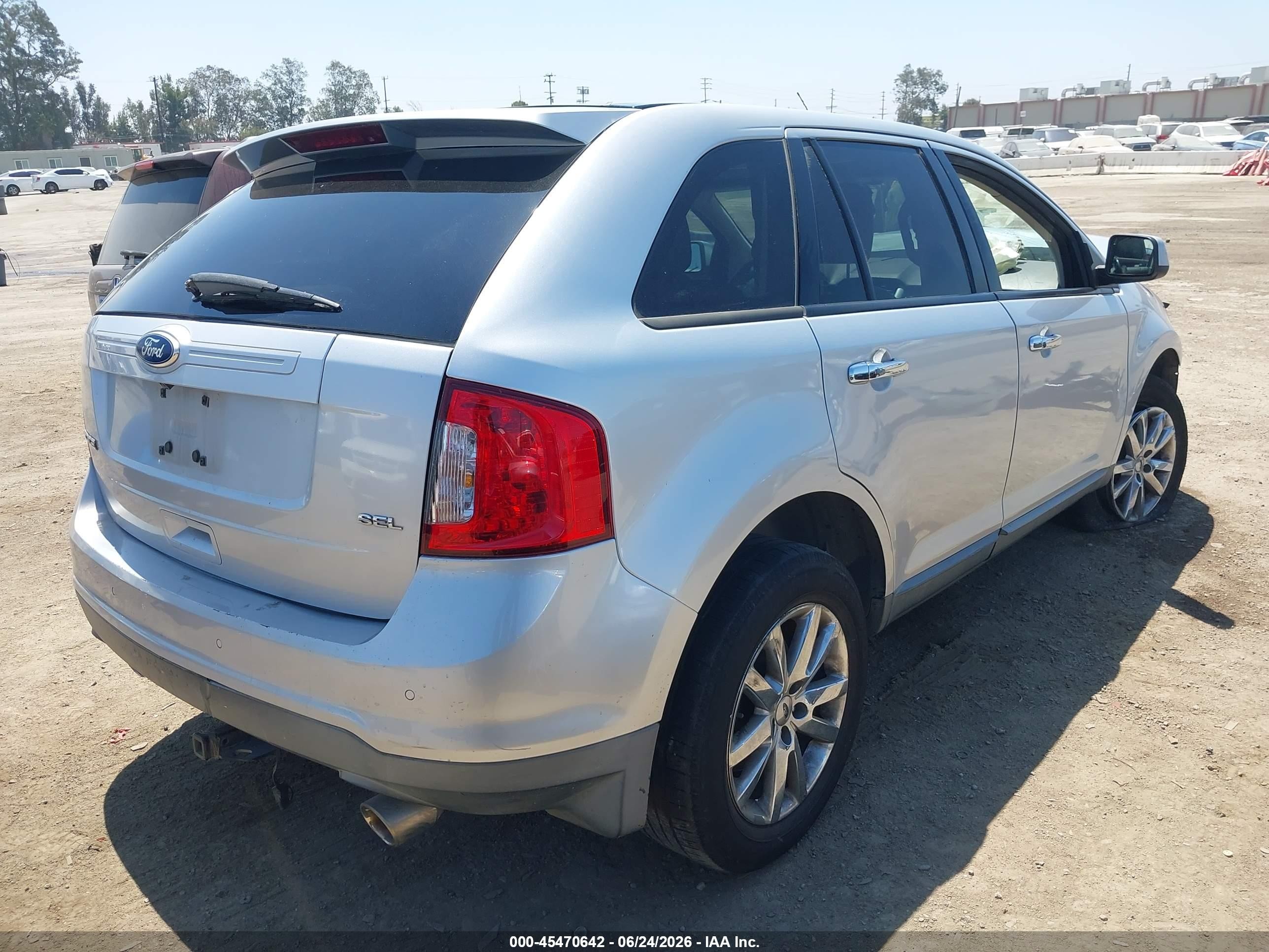 2011 Ford Edge Sel Gray vin: 2FMDK3JC6BBA47973