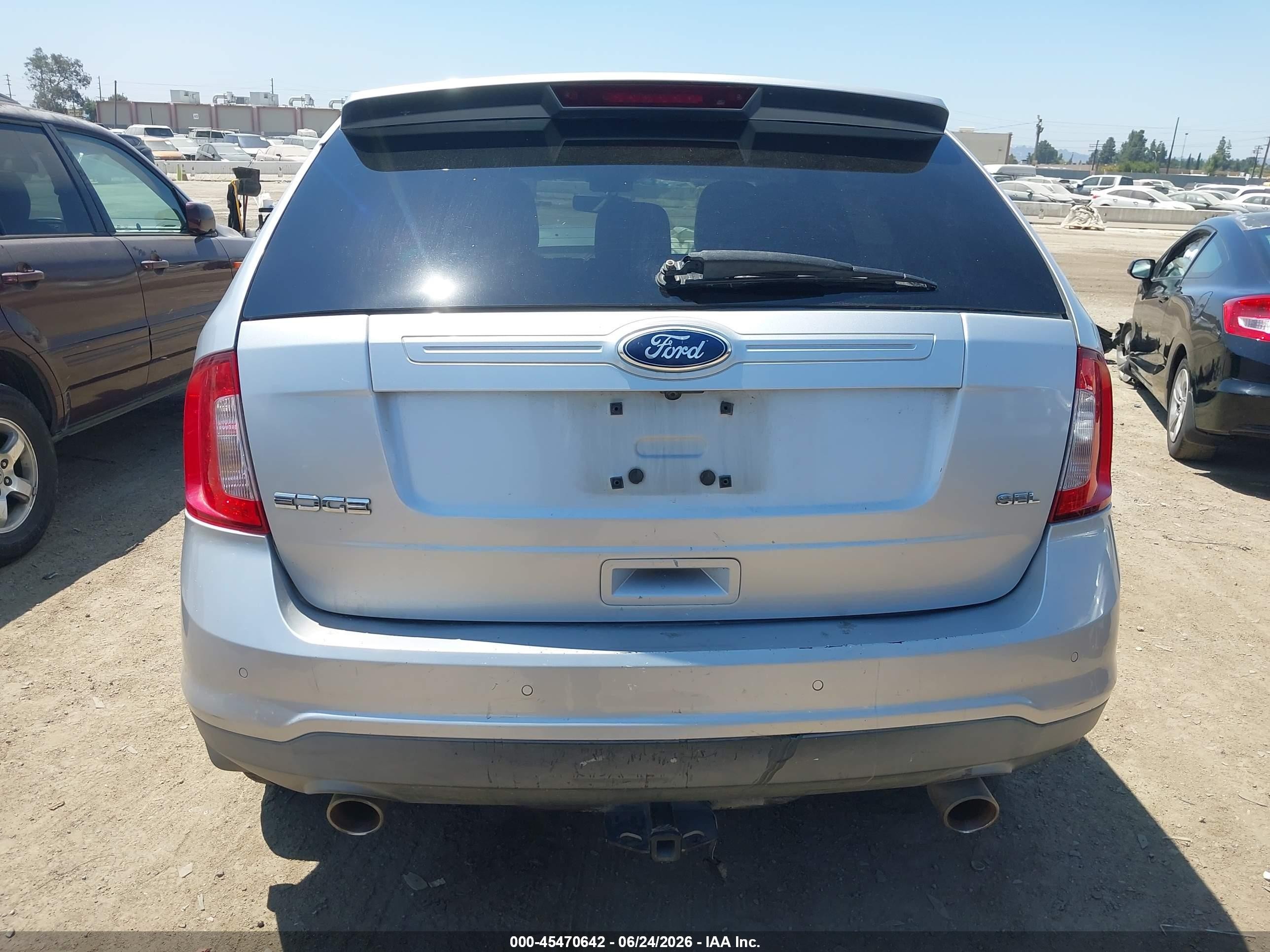 2011 Ford Edge Sel Gray vin: 2FMDK3JC6BBA47973