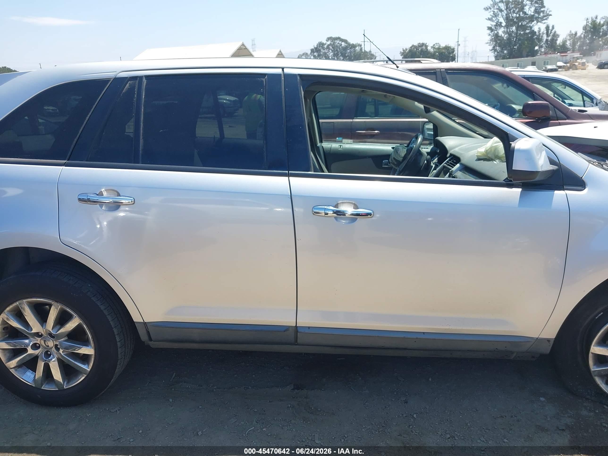 2011 Ford Edge Sel Gray vin: 2FMDK3JC6BBA47973