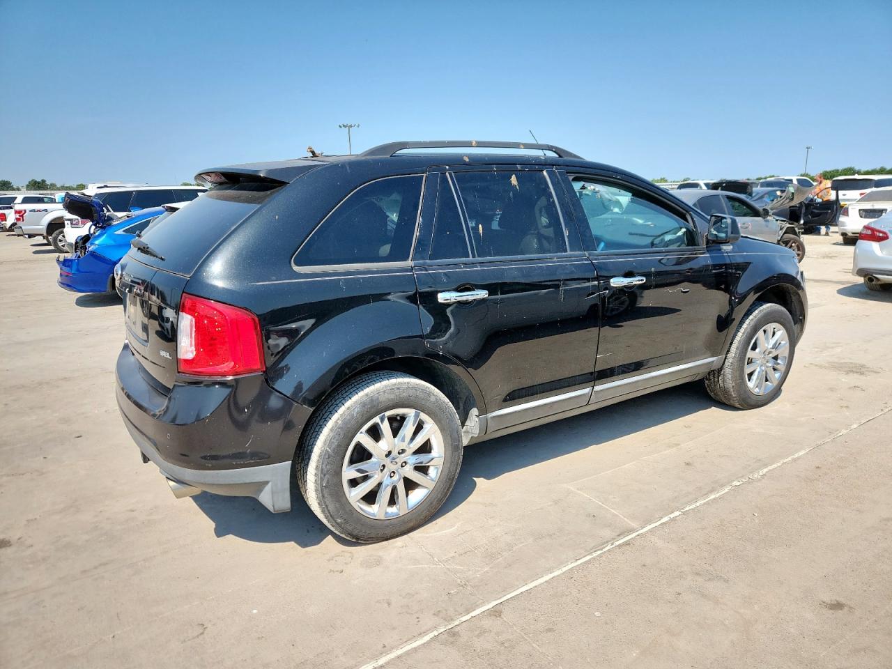 2011 Ford Edge Sel Black vin: 2FMDK3JC6BBA64269