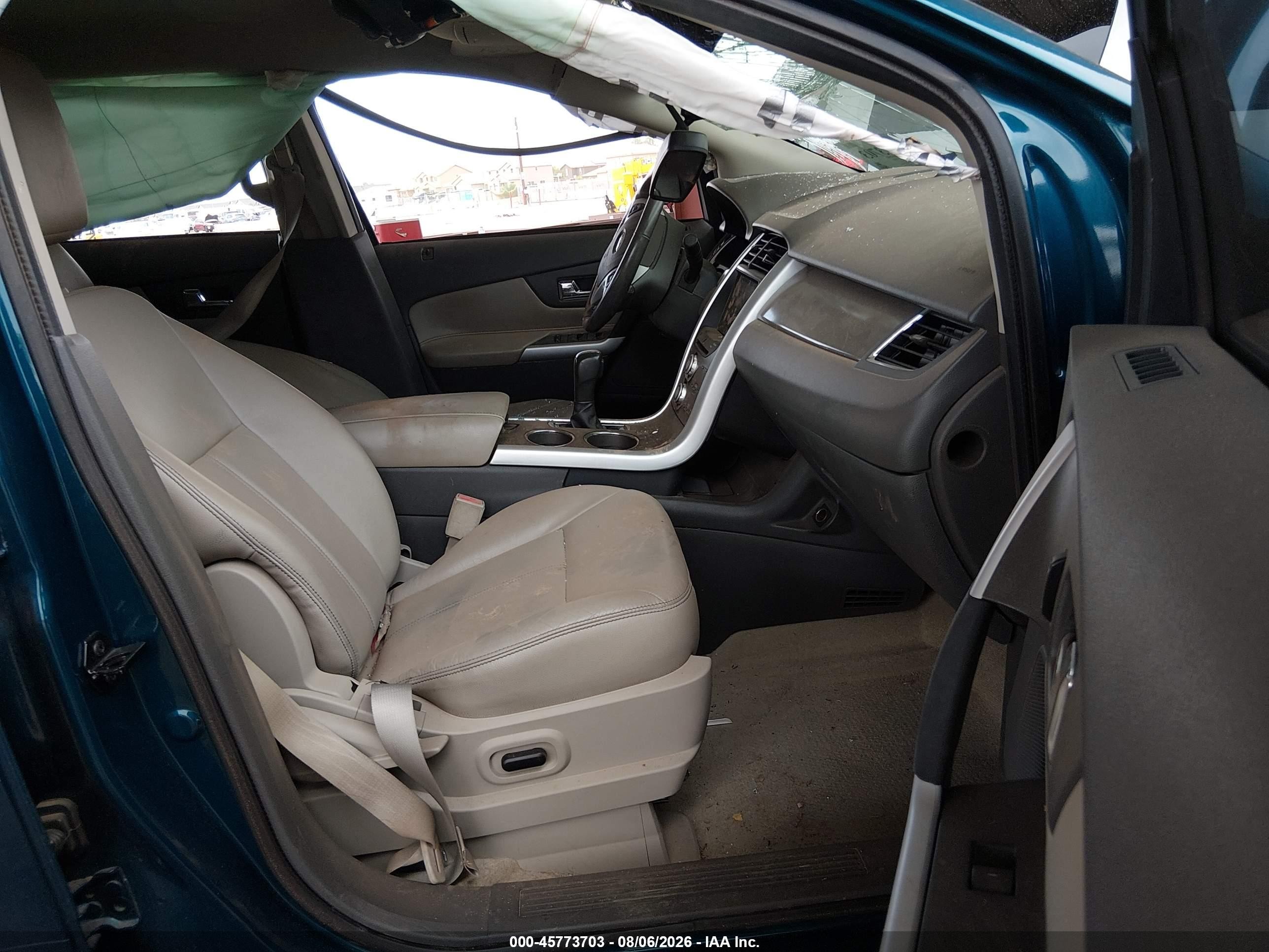 2011 Ford Edge Sel Blue vin: 2FMDK3JC6BBA83744