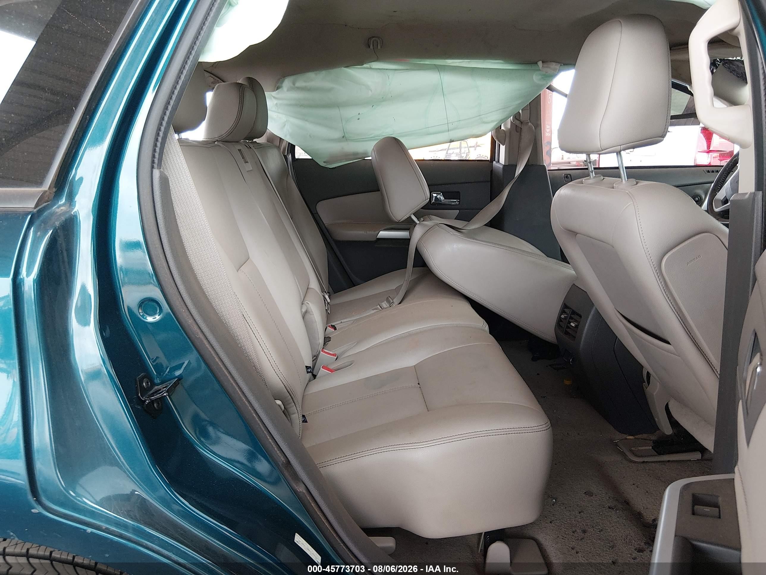 2011 Ford Edge Sel Blue vin: 2FMDK3JC6BBA83744