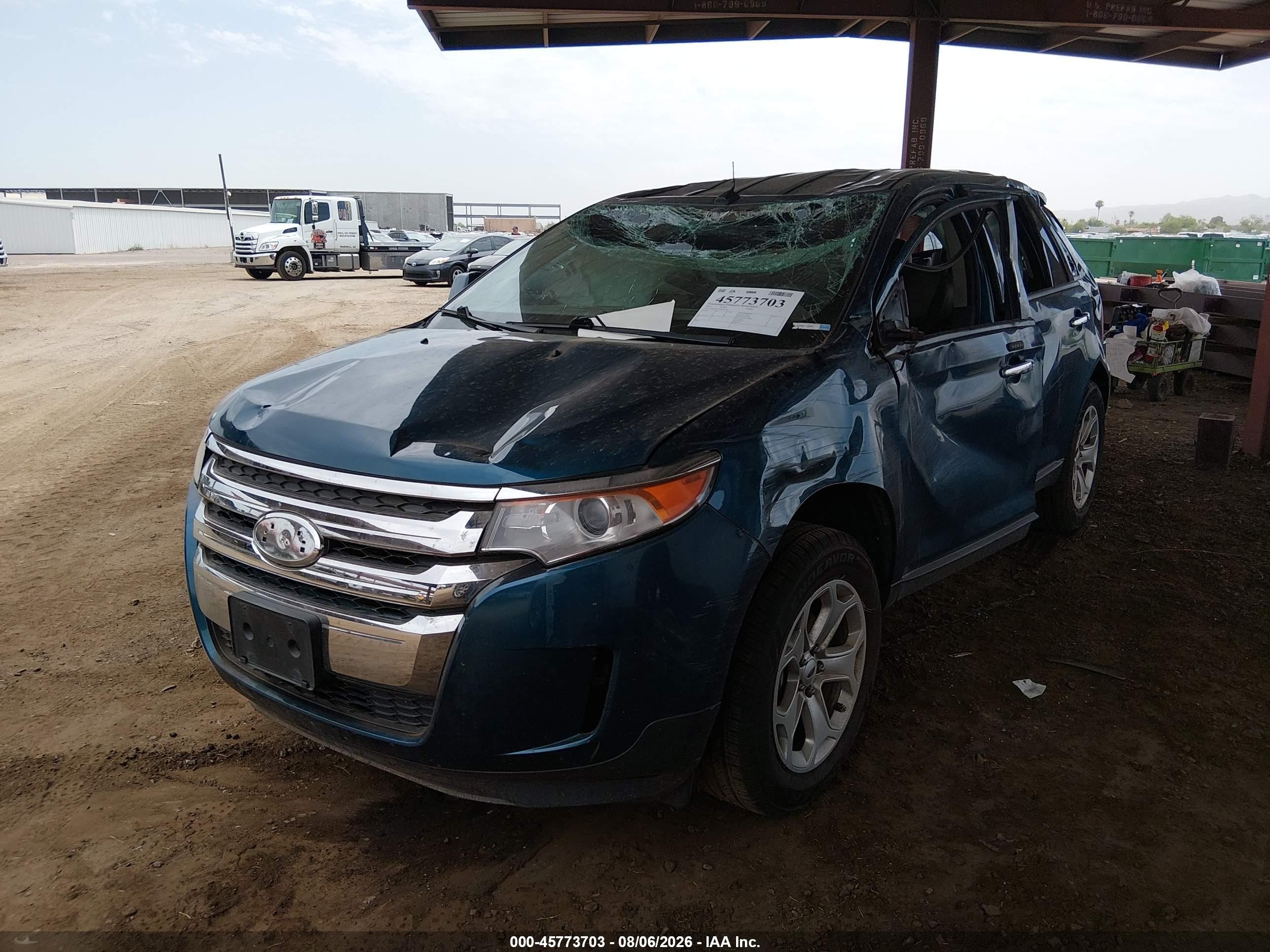 2011 Ford Edge Sel Blue vin: 2FMDK3JC6BBA83744