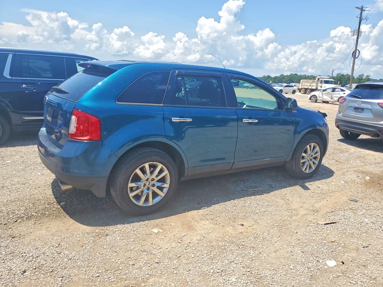 2011 Ford Edge Sel Teal vin: 2FMDK3JC6BBA83842